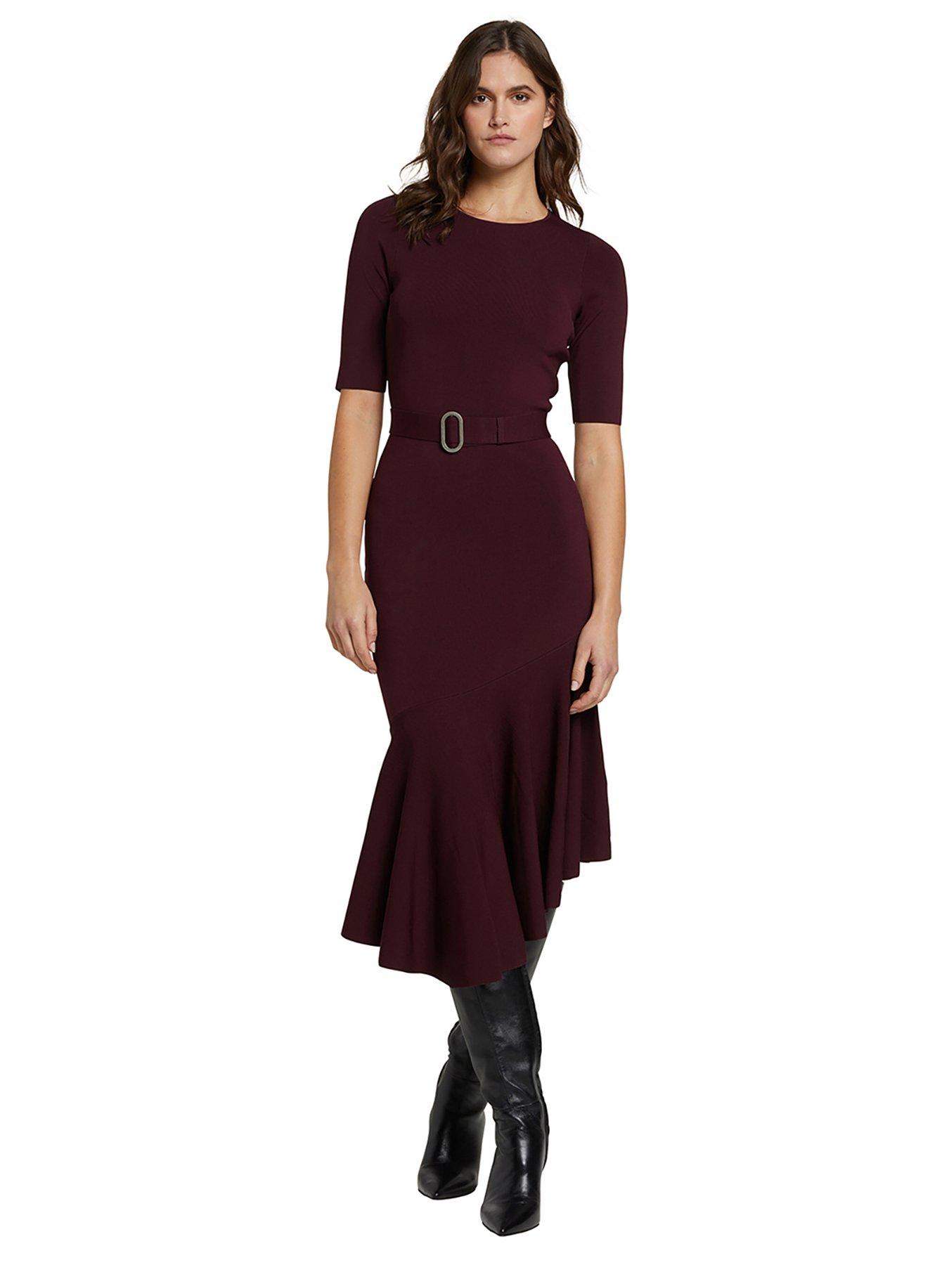 Maroon ted baker on sale dress