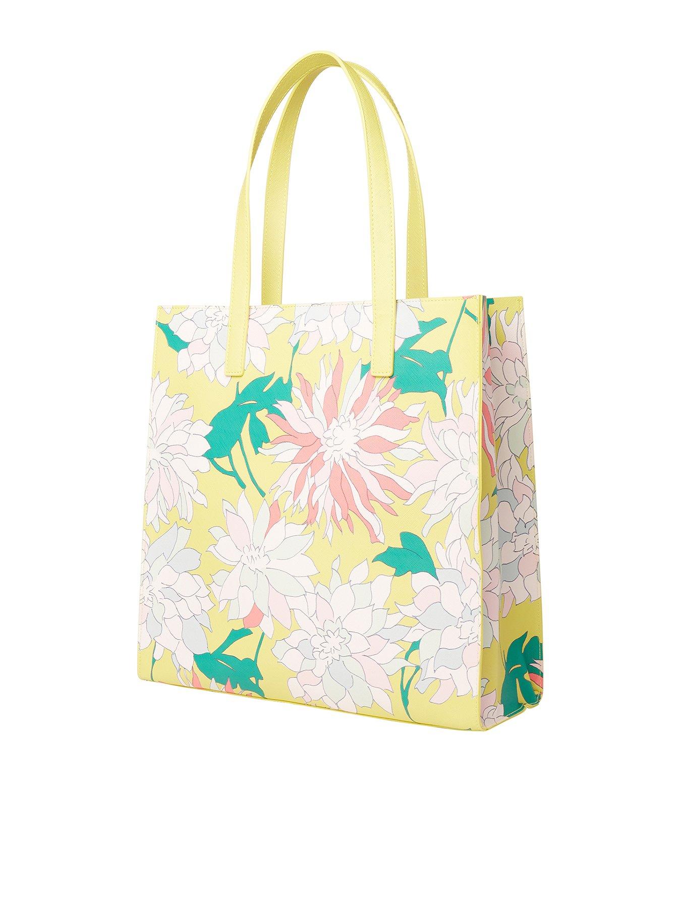 Ted Baker Shoppers Floricn Floral Printed Large Icon Yellow