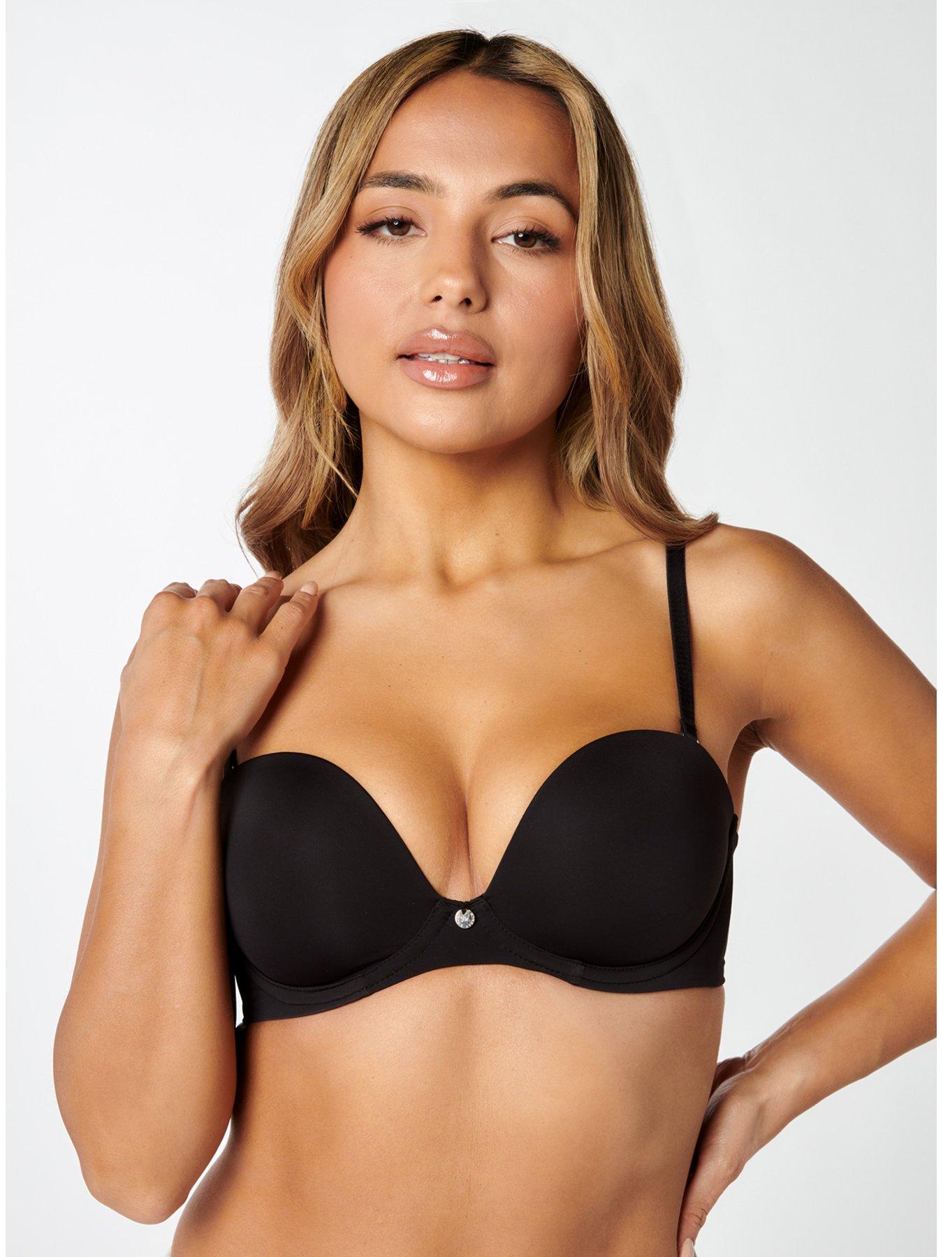 undefined Boux Avenue -PLUNGE STRAPLESS BRA - Black