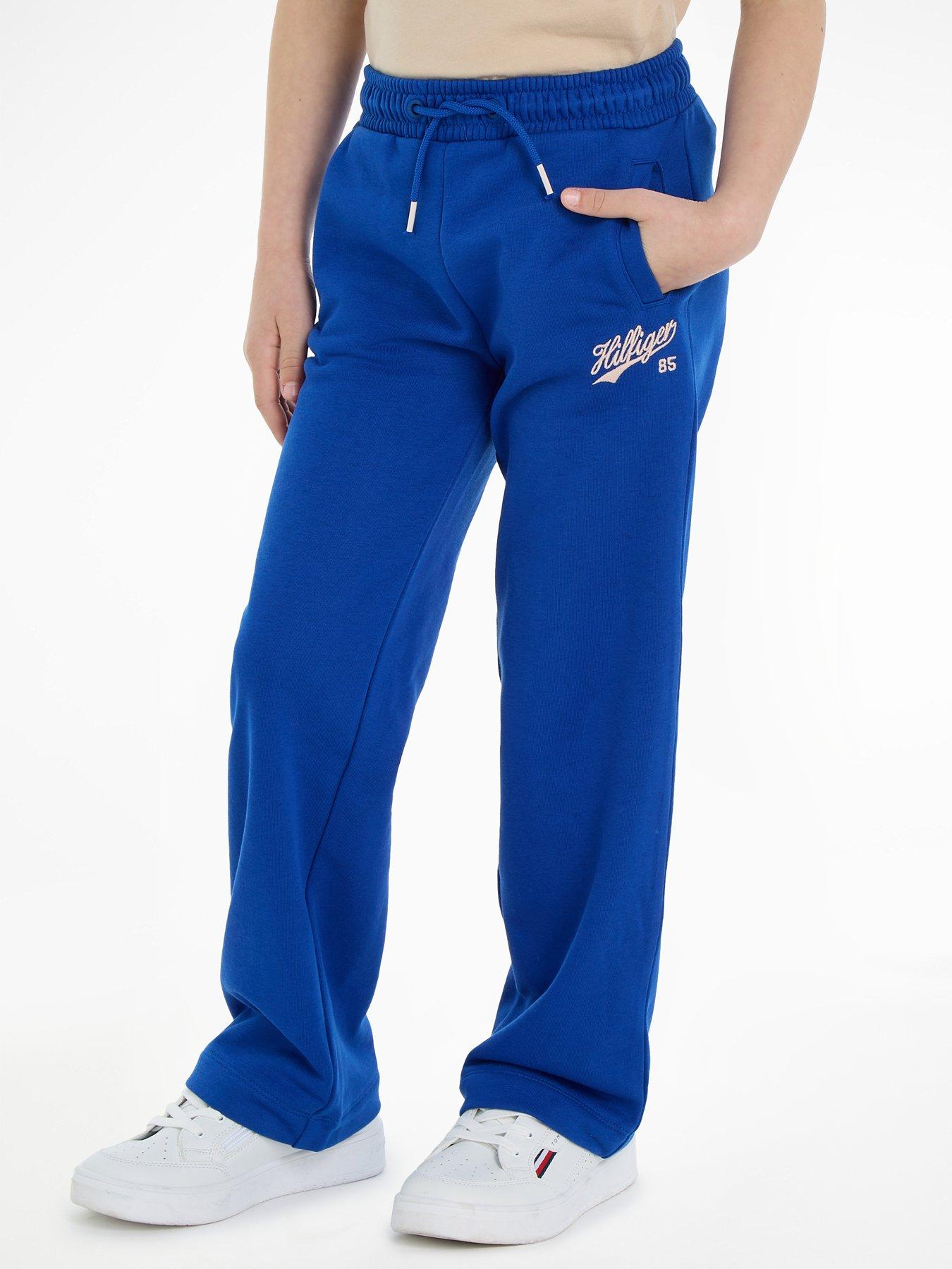 Blue tommy shop hilfiger sweatpants