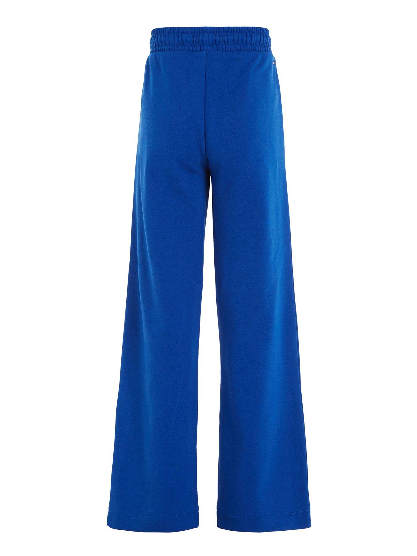 Tommy Hilfiger Girls Hilfiger Script Wide Sweatpant - Ultra Blue