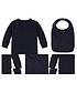  image of tommy-hilfiger-baby-boys-rib-sleepsuit-giftbox-navy