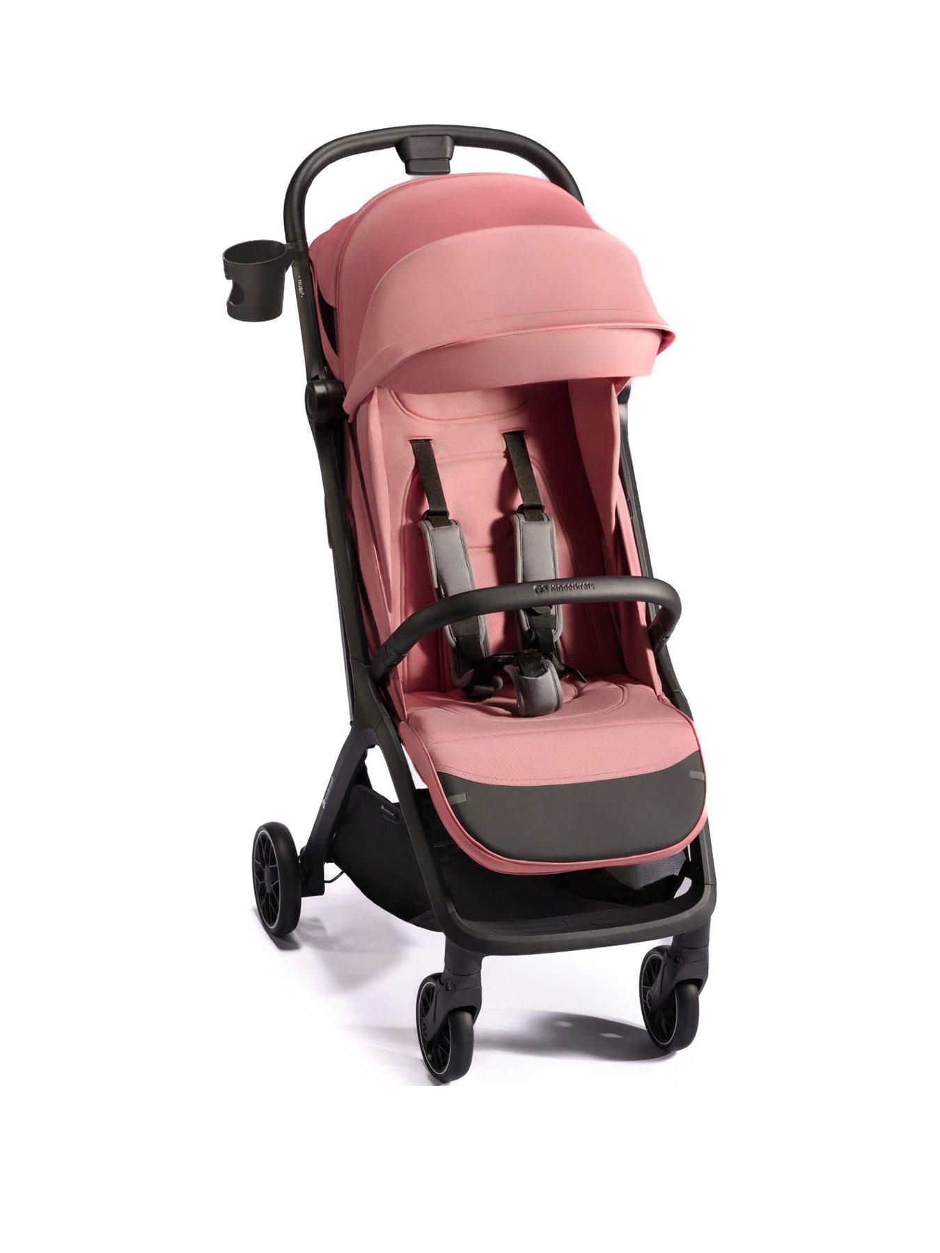 Pink and hot sale grey pushchair