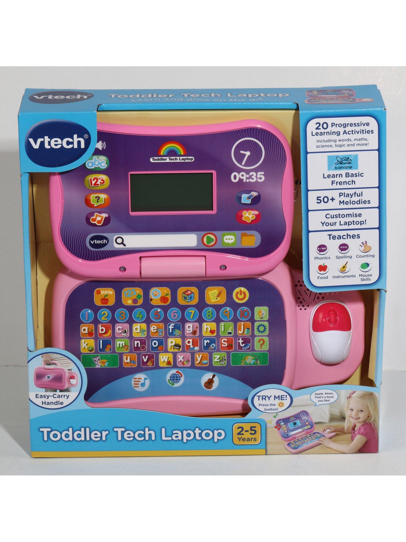 Vtech VTech Pre-School My Laptop - Pink 155453 - Toys from Toytown UK