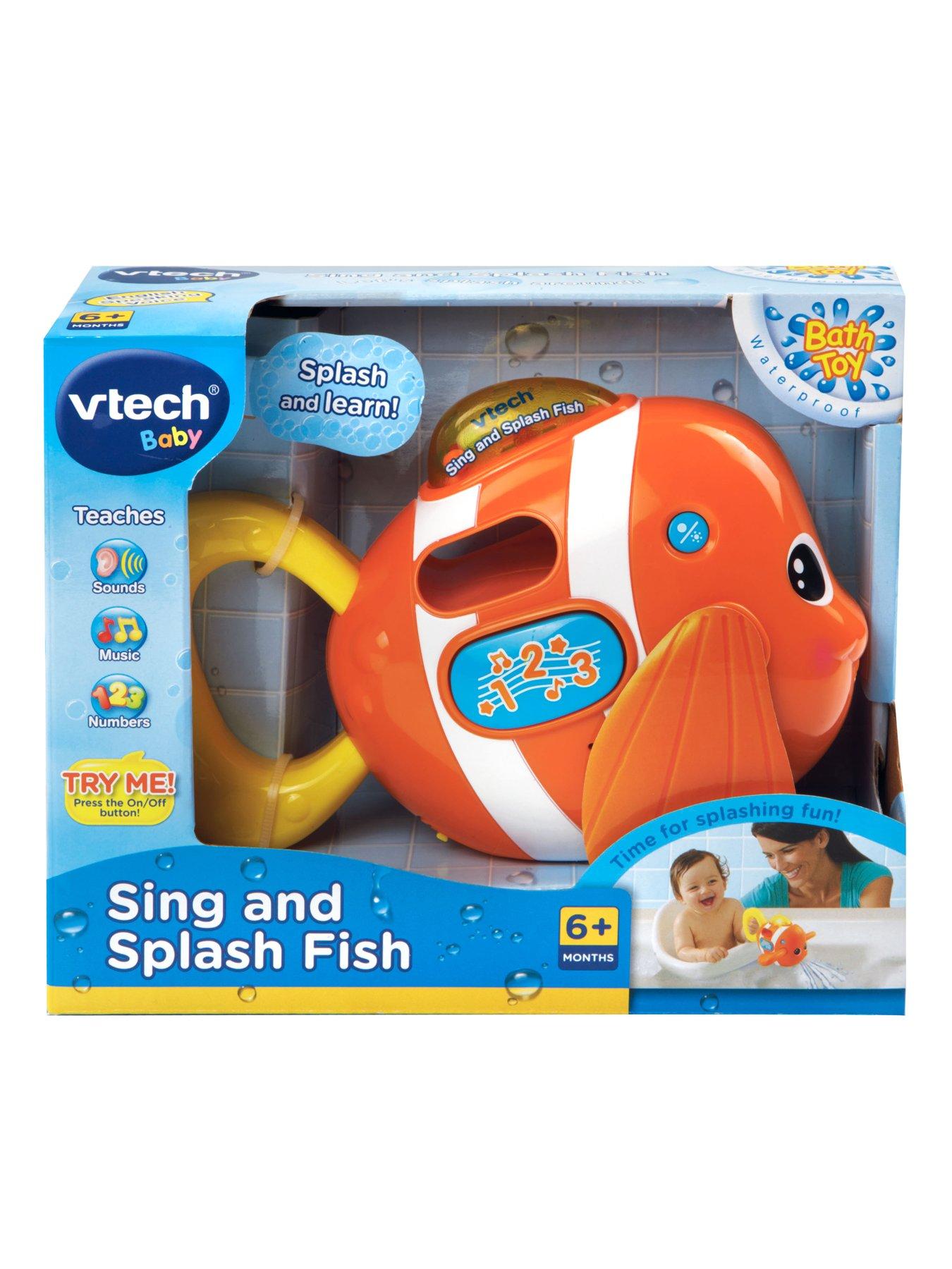 Vtech sing and splash fish bath toy new arrivals