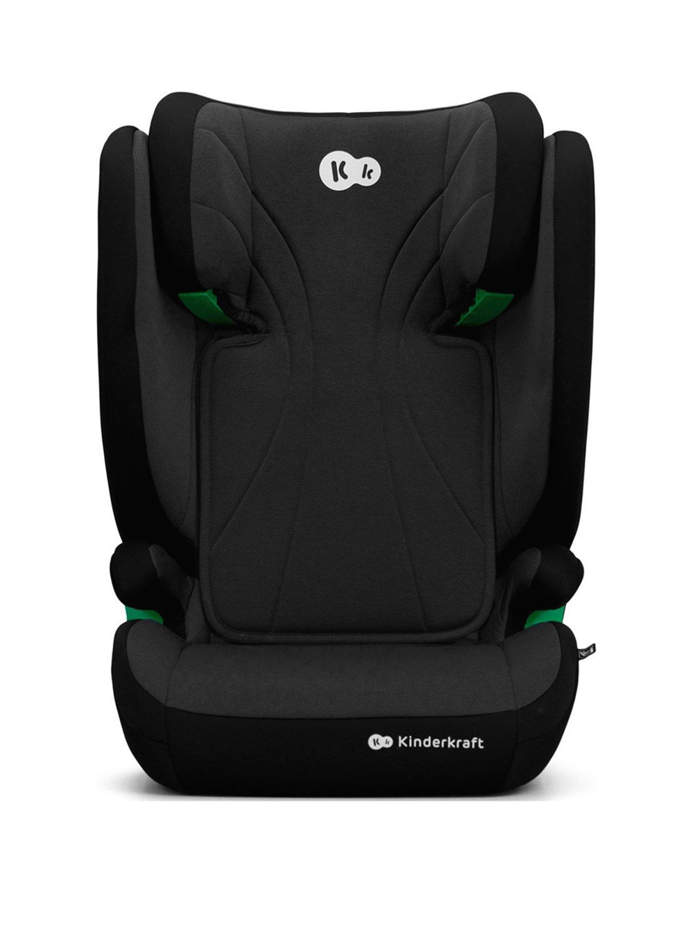 Image 1 of 8 of Kinderkraft JUNIOR FIX 2 i-Size Car Seat 100-150 cm - Graphite Black (Group 3 -&nbsp;3.5-12 years) - R129