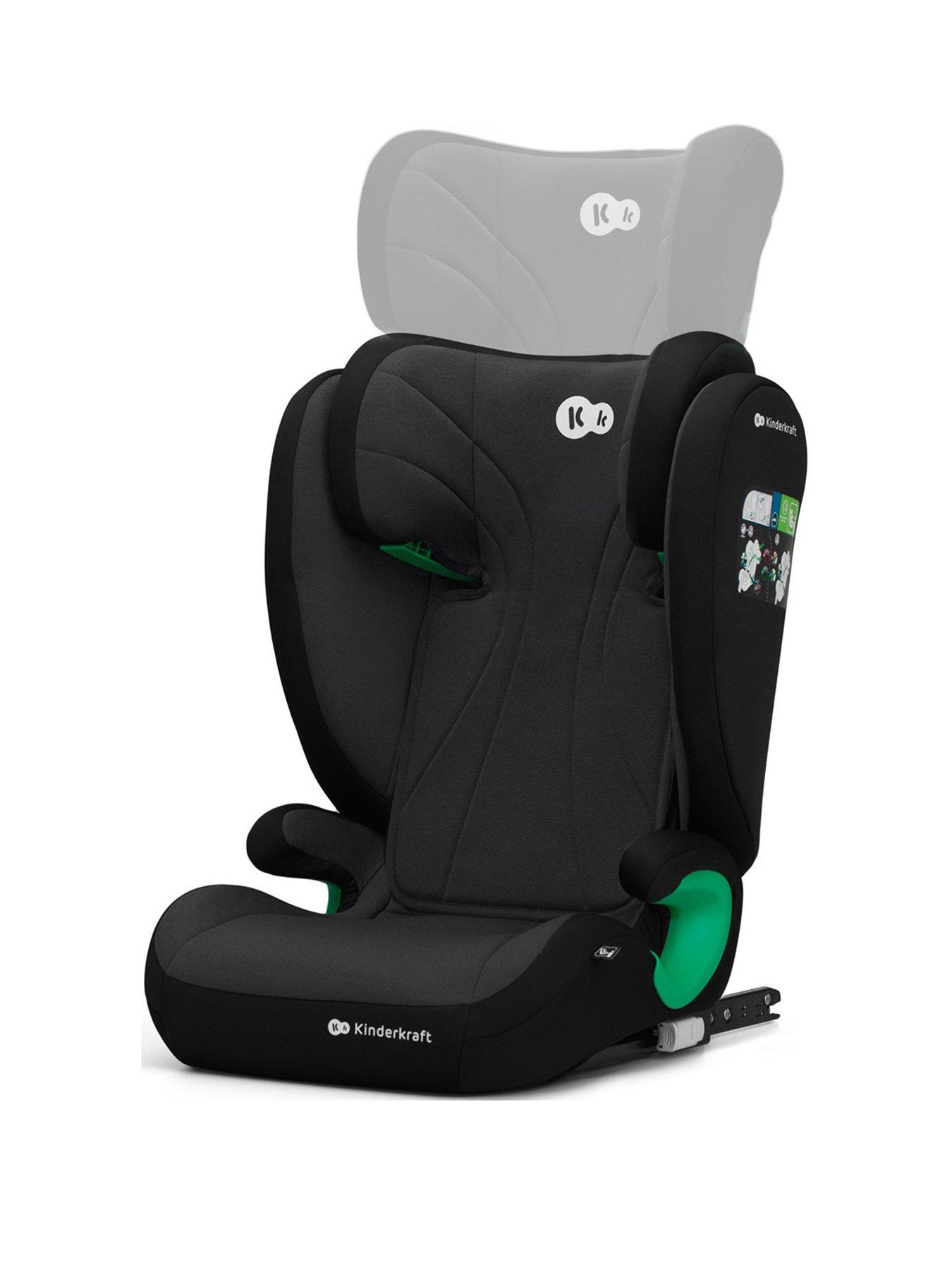 Image 2 of 8 of Kinderkraft JUNIOR FIX 2 i-Size Car Seat 100-150 cm - Graphite Black (Group 3 -&nbsp;3.5-12 years) - R129