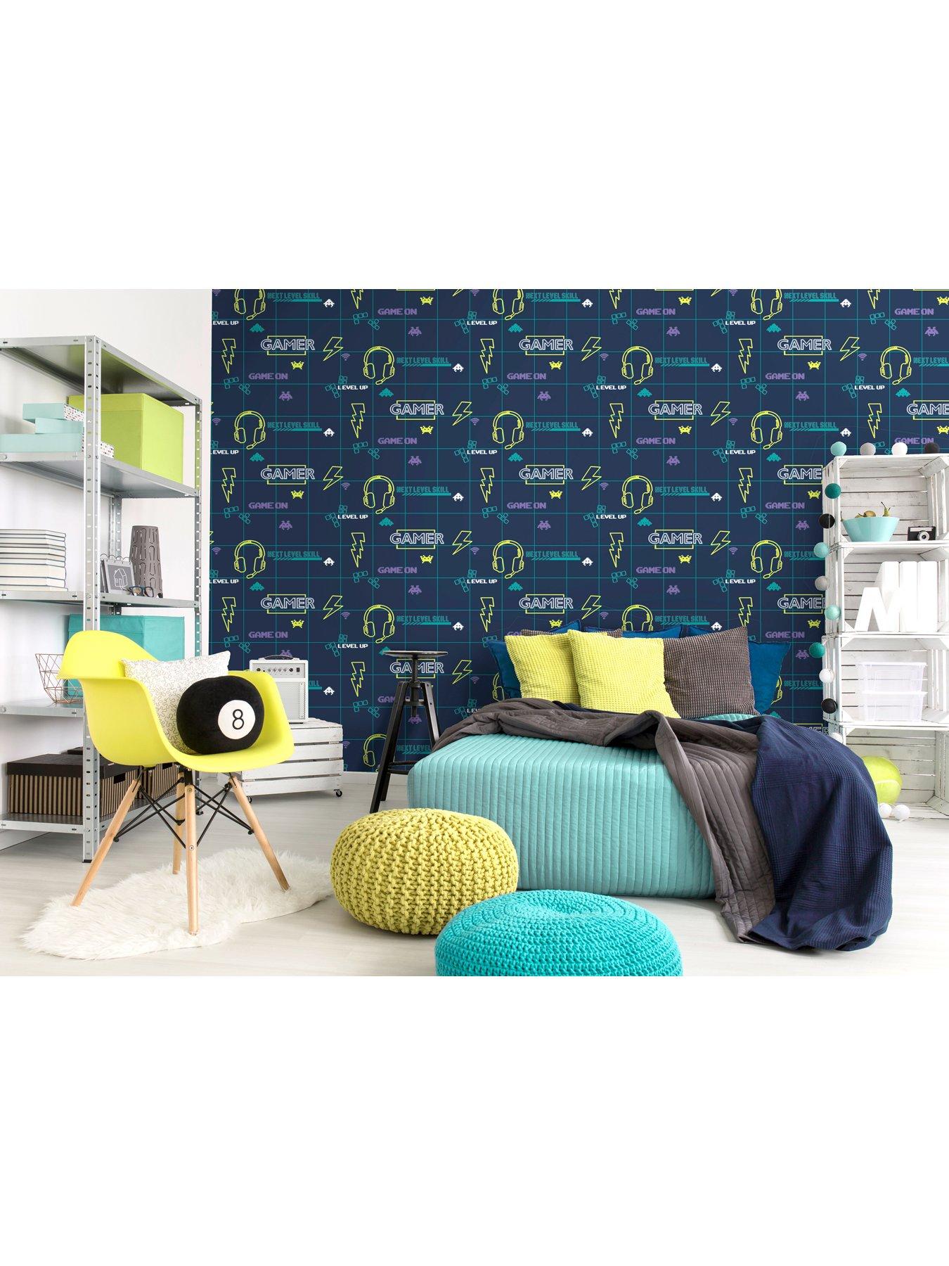 holden-decor-gamer-wallpaper-navyneon-yellow