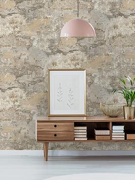 Product photograph of Holden Decor Concrete Texture Wallpaper - Natural from very.co.uk