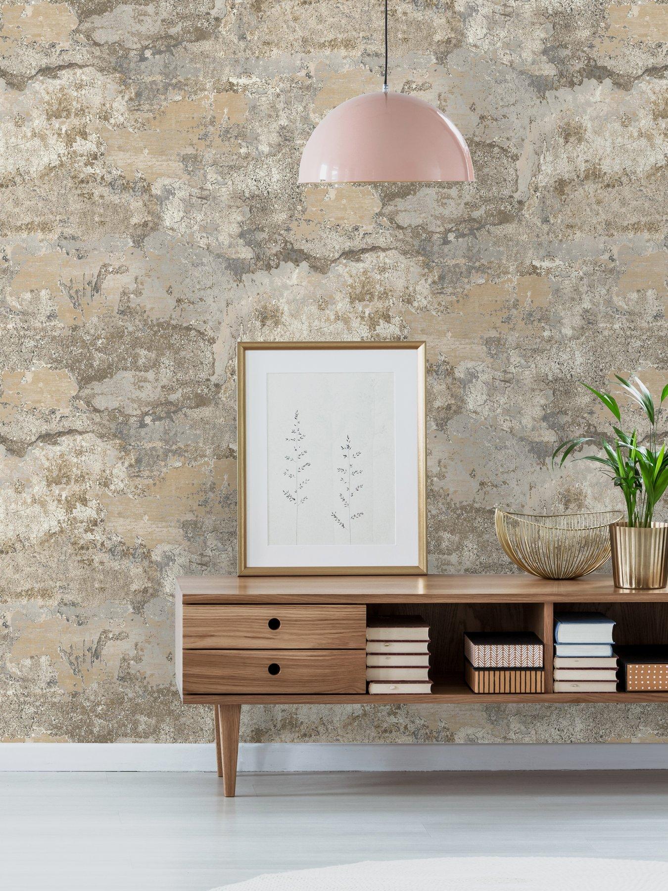 undefined Concrete Texture Wallpaper - Natural