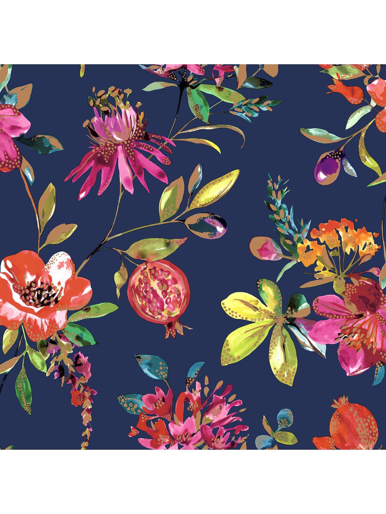 Image 2 of 5 of Holden Decor Melgrano Wallpaper - Navy