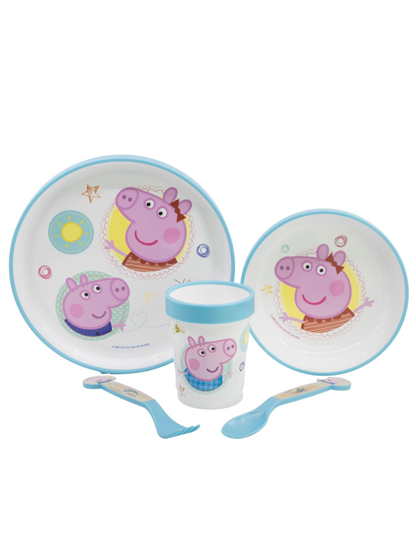 Peppa pig store plates