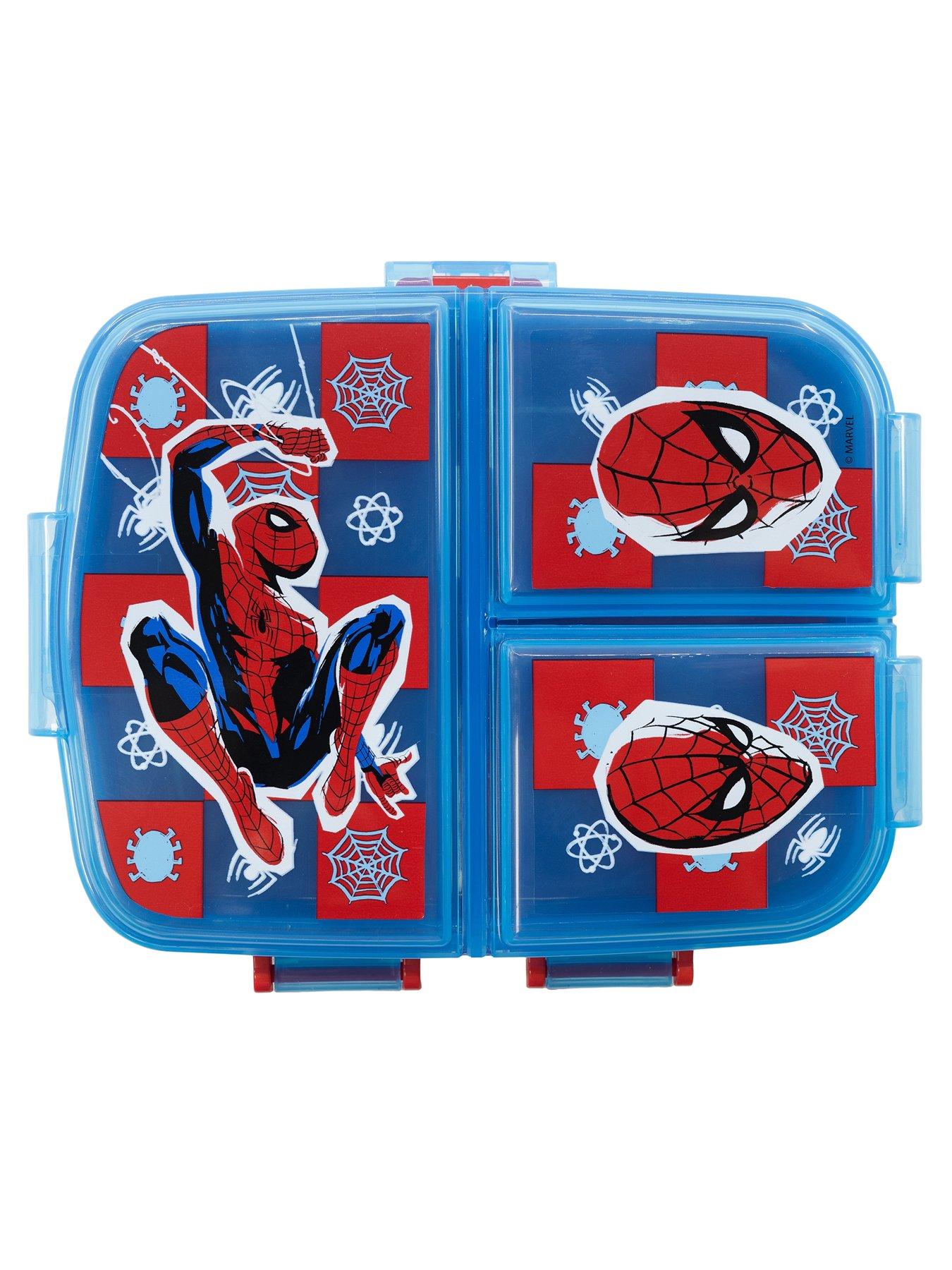 Spiderman Lunch Box Travel Activity with Spiderman Coloring Book