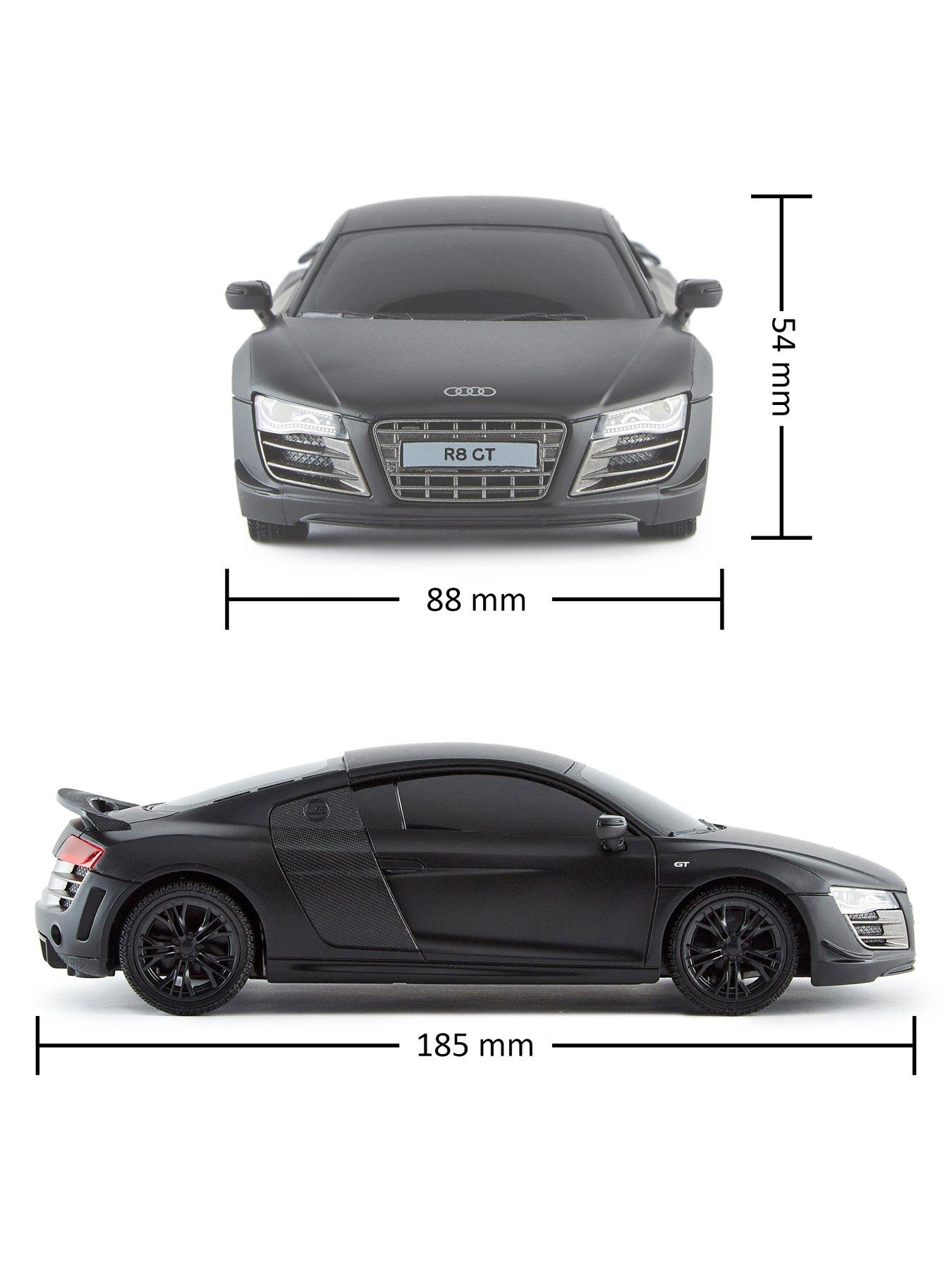 1 24 Scale Audi R8 GT Limited Edition Black 2.4Ghz Remote Control Car Very