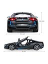 Image thumbnail 3 of 6 of undefined 1:14 Scale Rastar BMW i8 - Black Remote Control Car