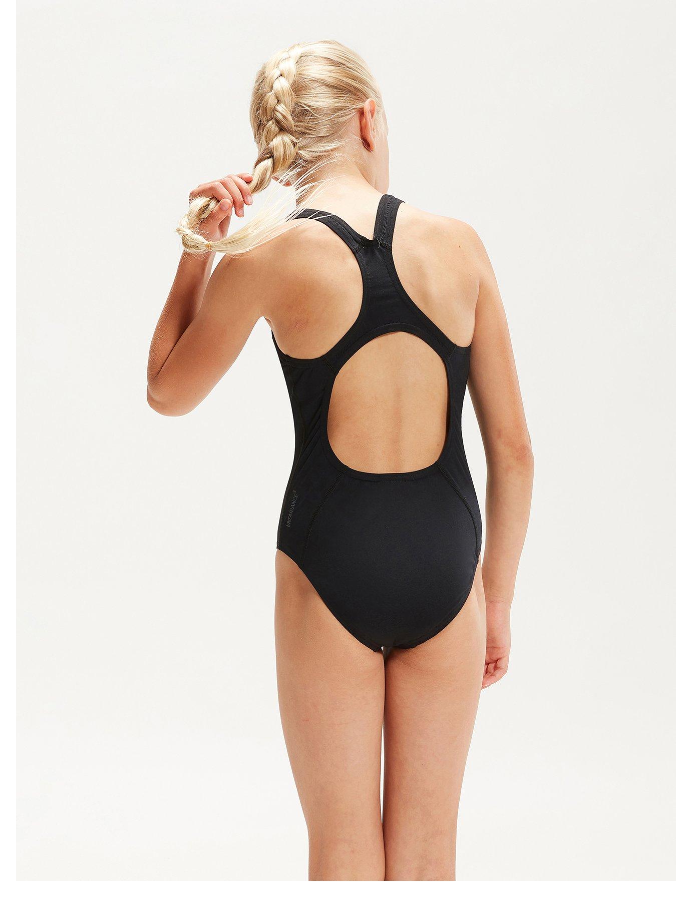 Speedo Girls Endurance Plus Medalist Swimsuit