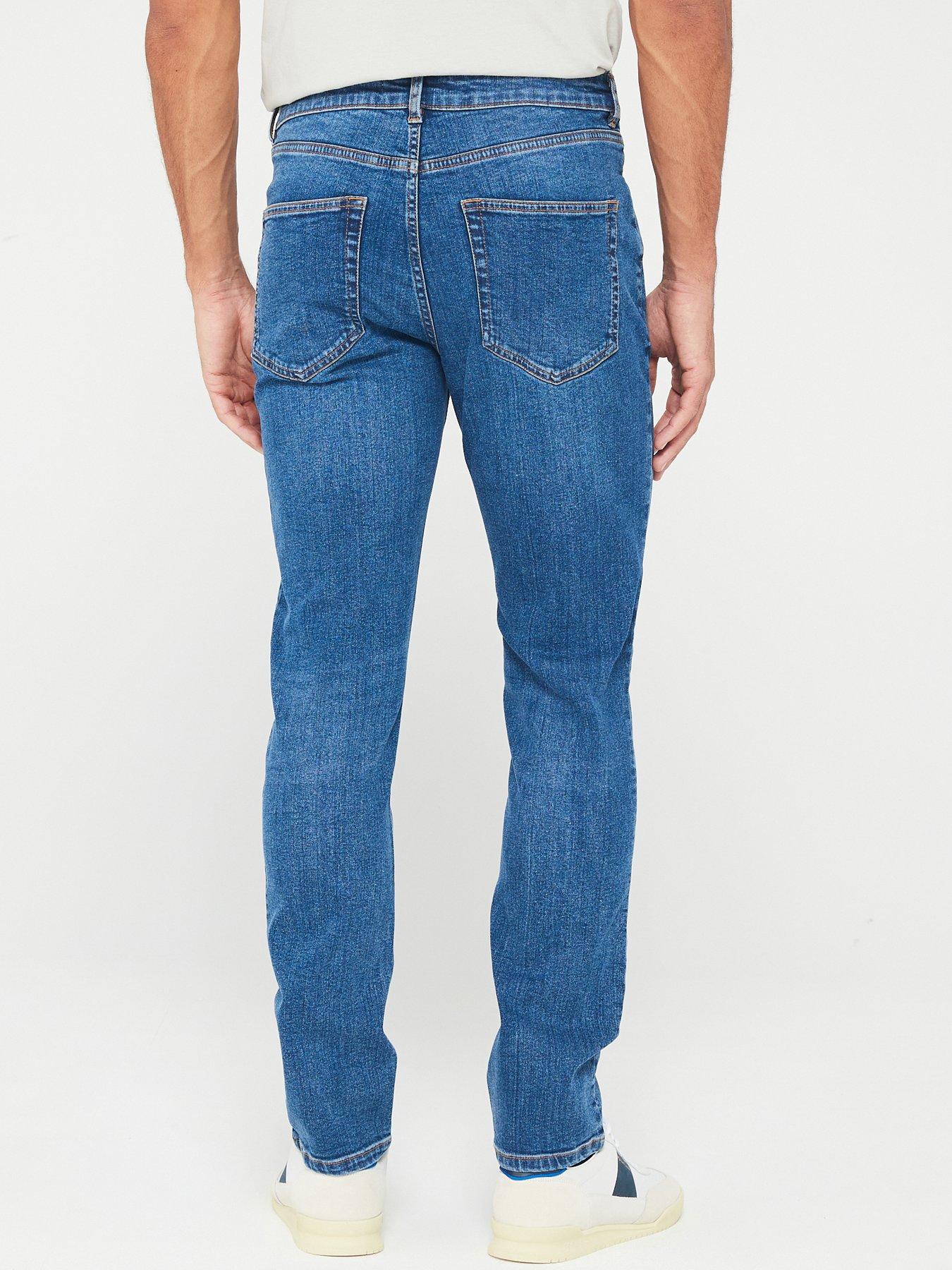 Image 2 of 6 of The Very Collection Slim Jeans with Stretch - Mid Blue Wash