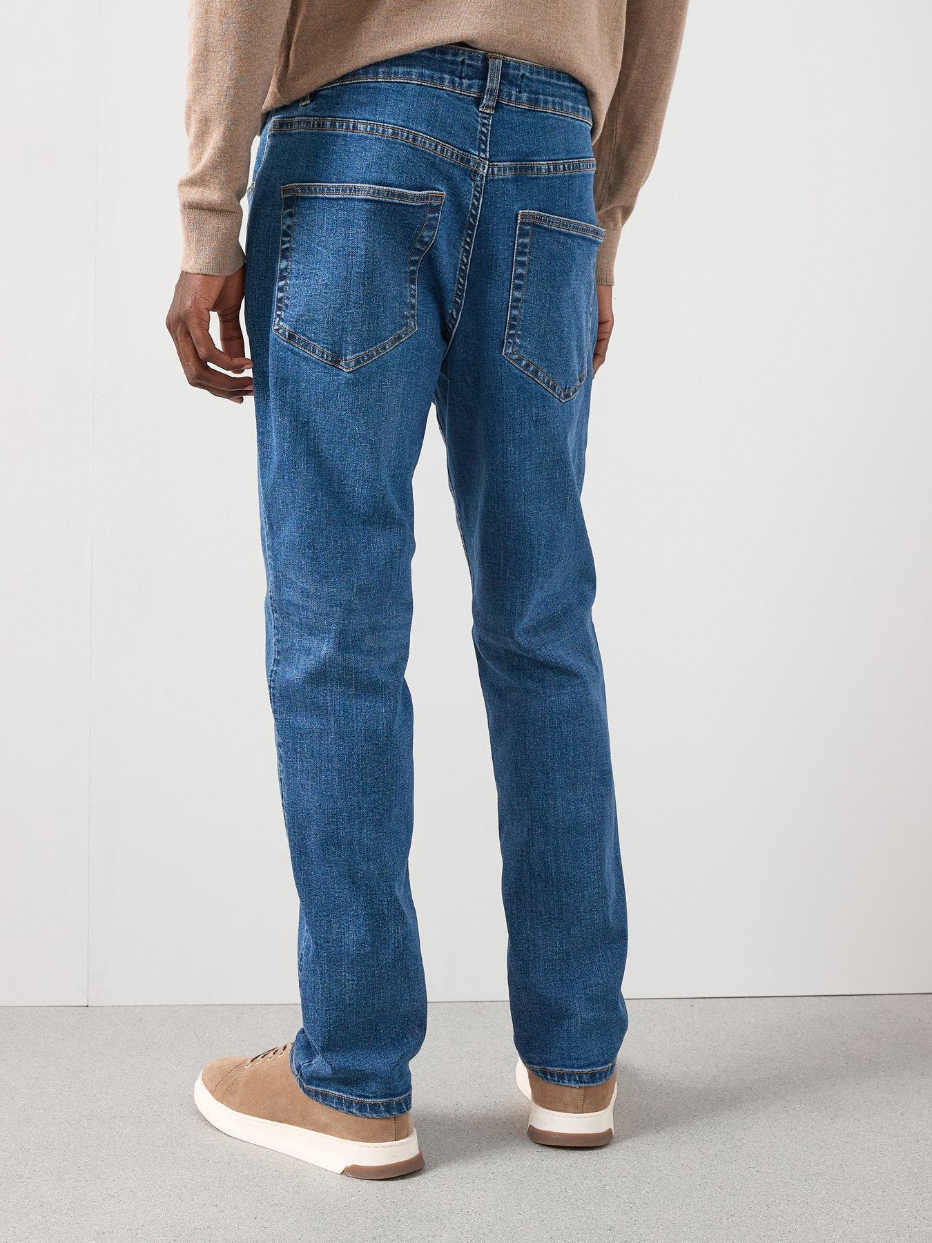 Image 5 of 6 of The Very Collection Slim Jeans with Stretch - Mid Blue Wash