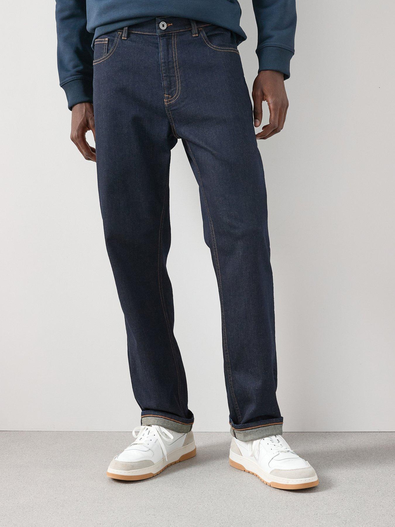 Very Man Straight Jeans with Stretch - Indigo