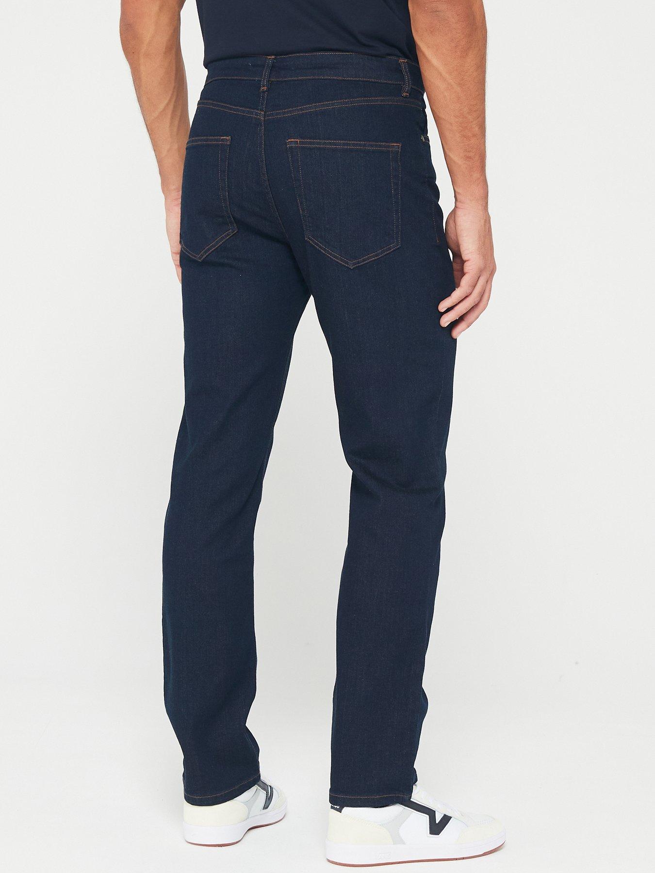 Image 2 of 6 of Very Man Straight Jeans with Stretch - Indigo