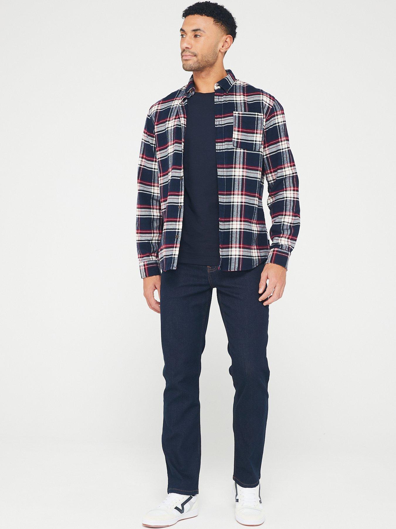 Image 6 of 6 of Very Man Straight Jeans with Stretch - Indigo