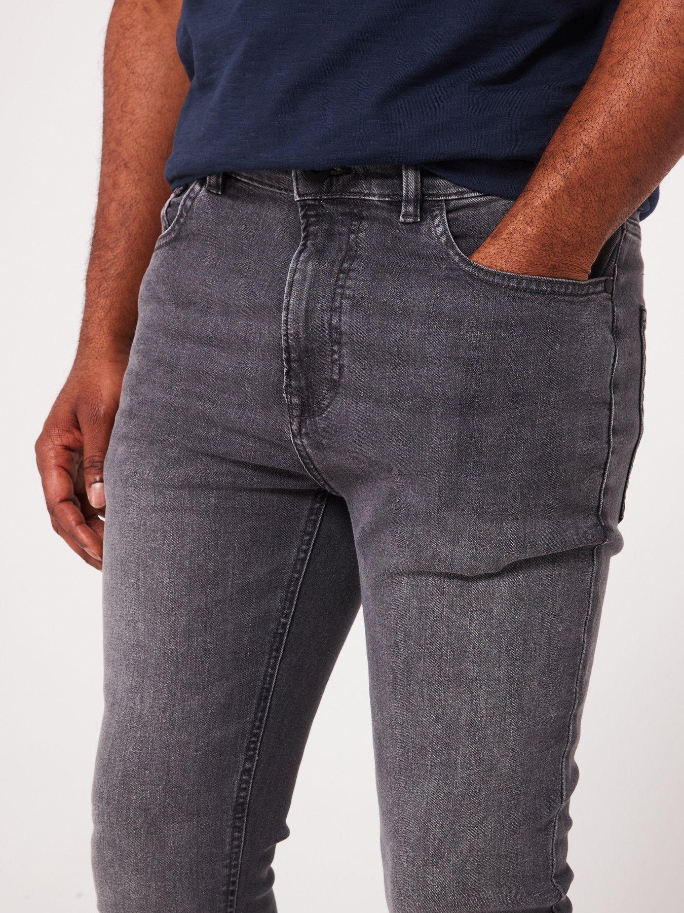 Image 4 of 5 of Very Man Skinny Jeans with Stretch - Grey Wash