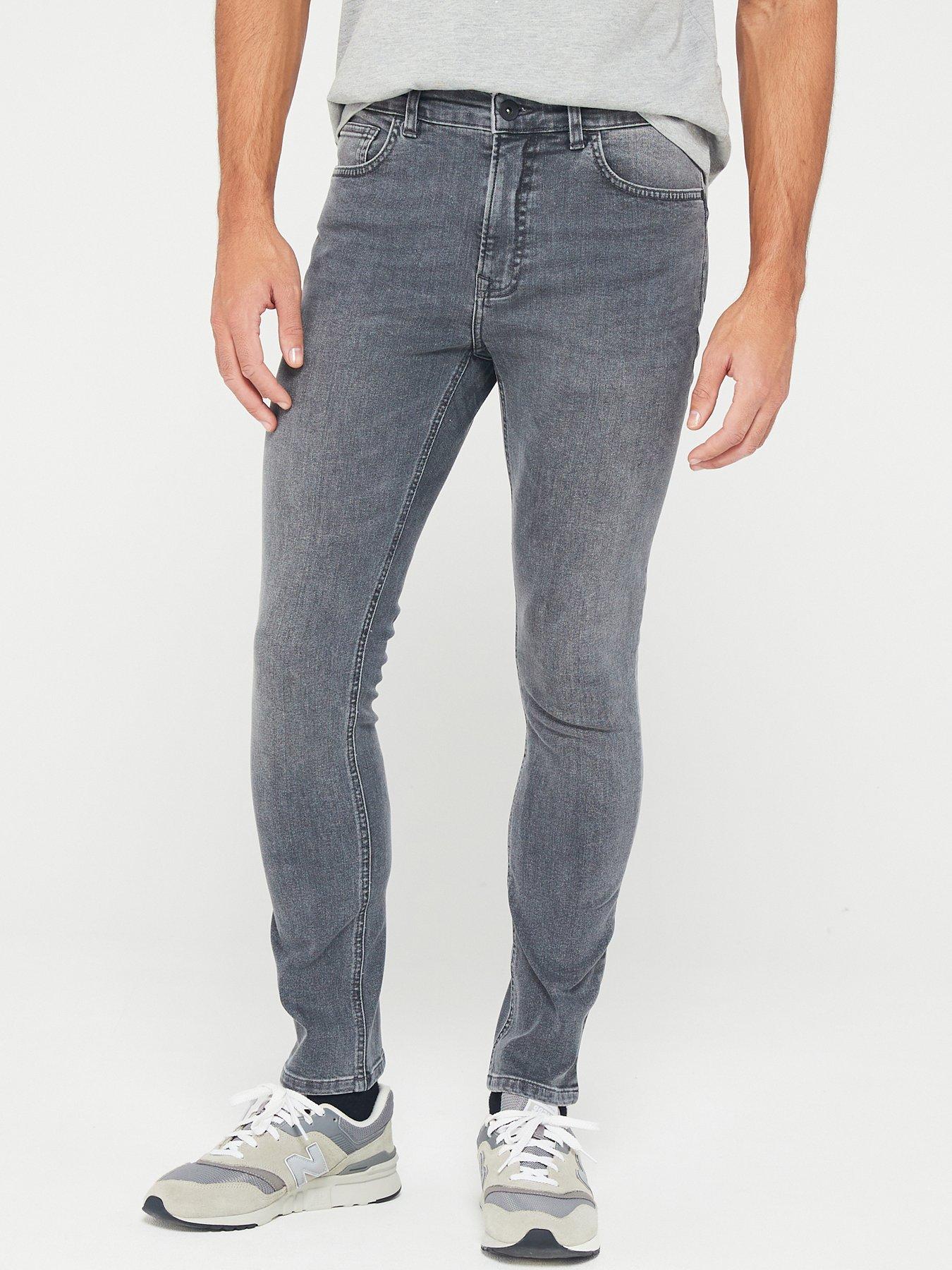 Very Man Slim Jeans with Stretch - Grey Wash