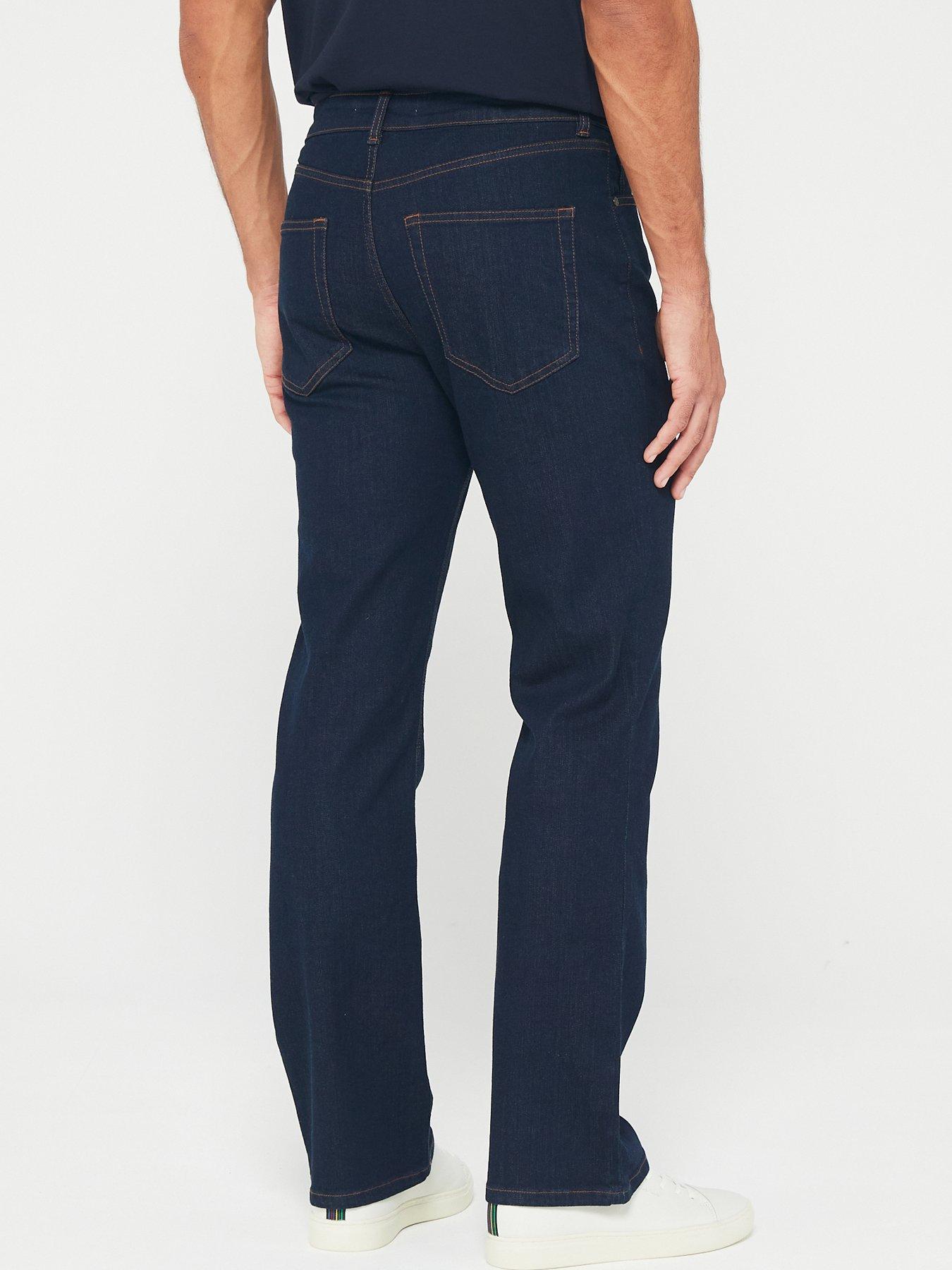Image 2 of 6 of Very Man Bootcut Jeans with Stretch - Indigo