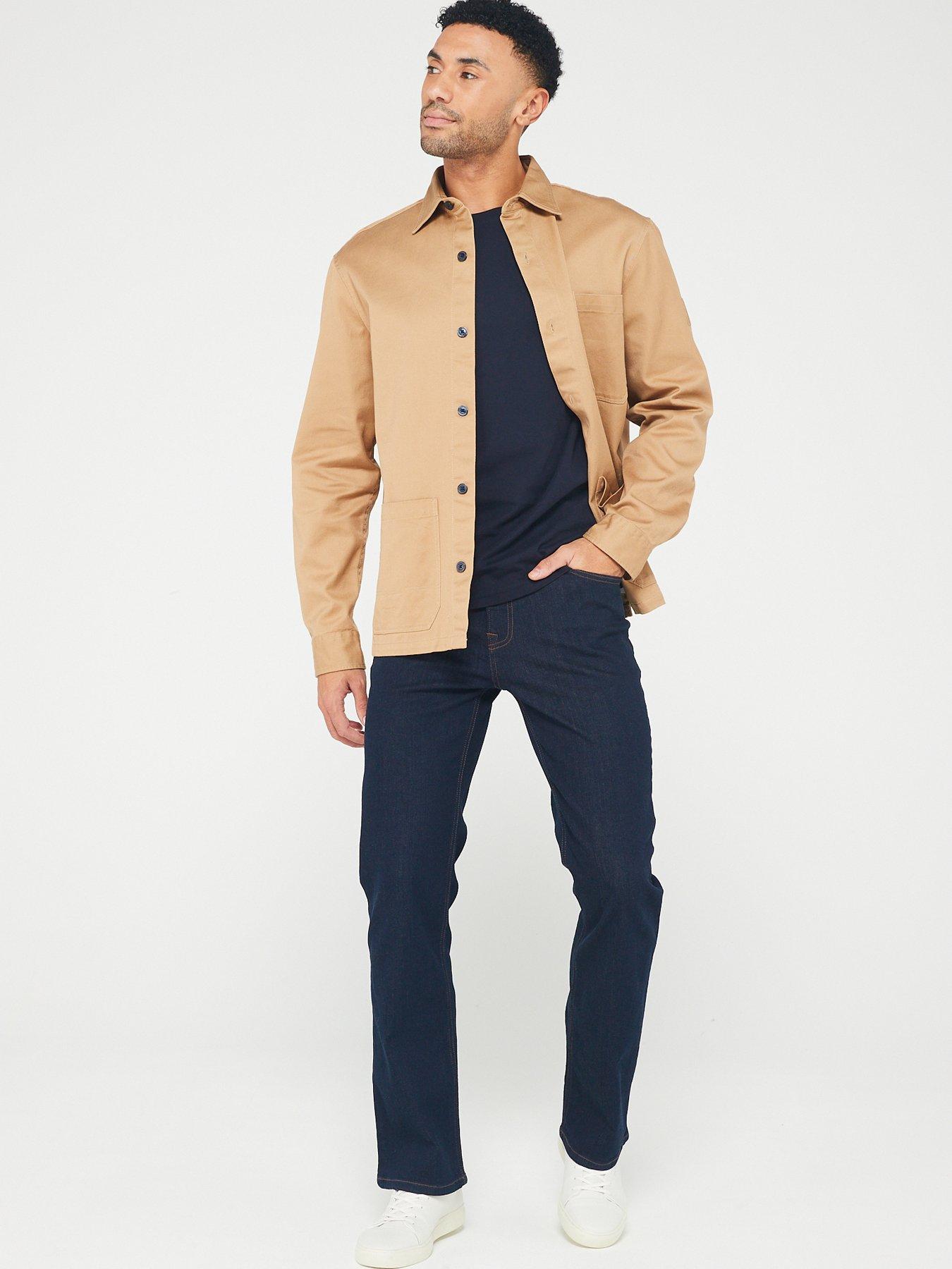 Image 3 of 6 of Very Man Bootcut Jeans with Stretch - Indigo