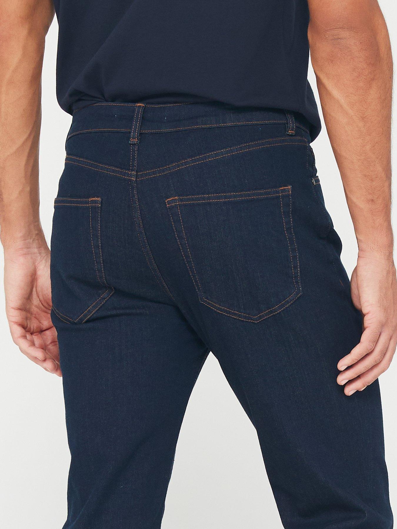 Image 4 of 6 of Very Man Bootcut Jeans with Stretch - Indigo