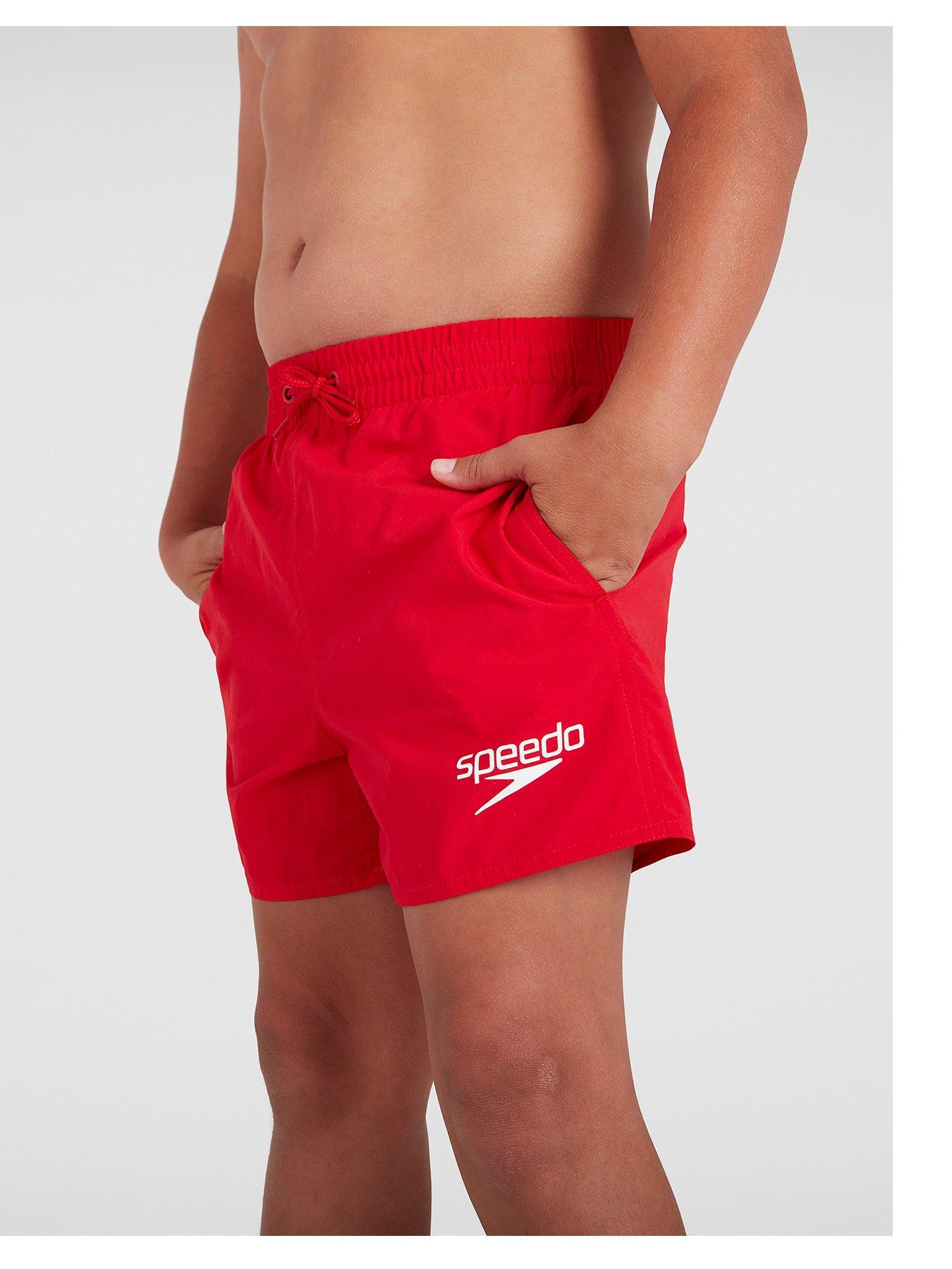 Red speedo hot sale trunks