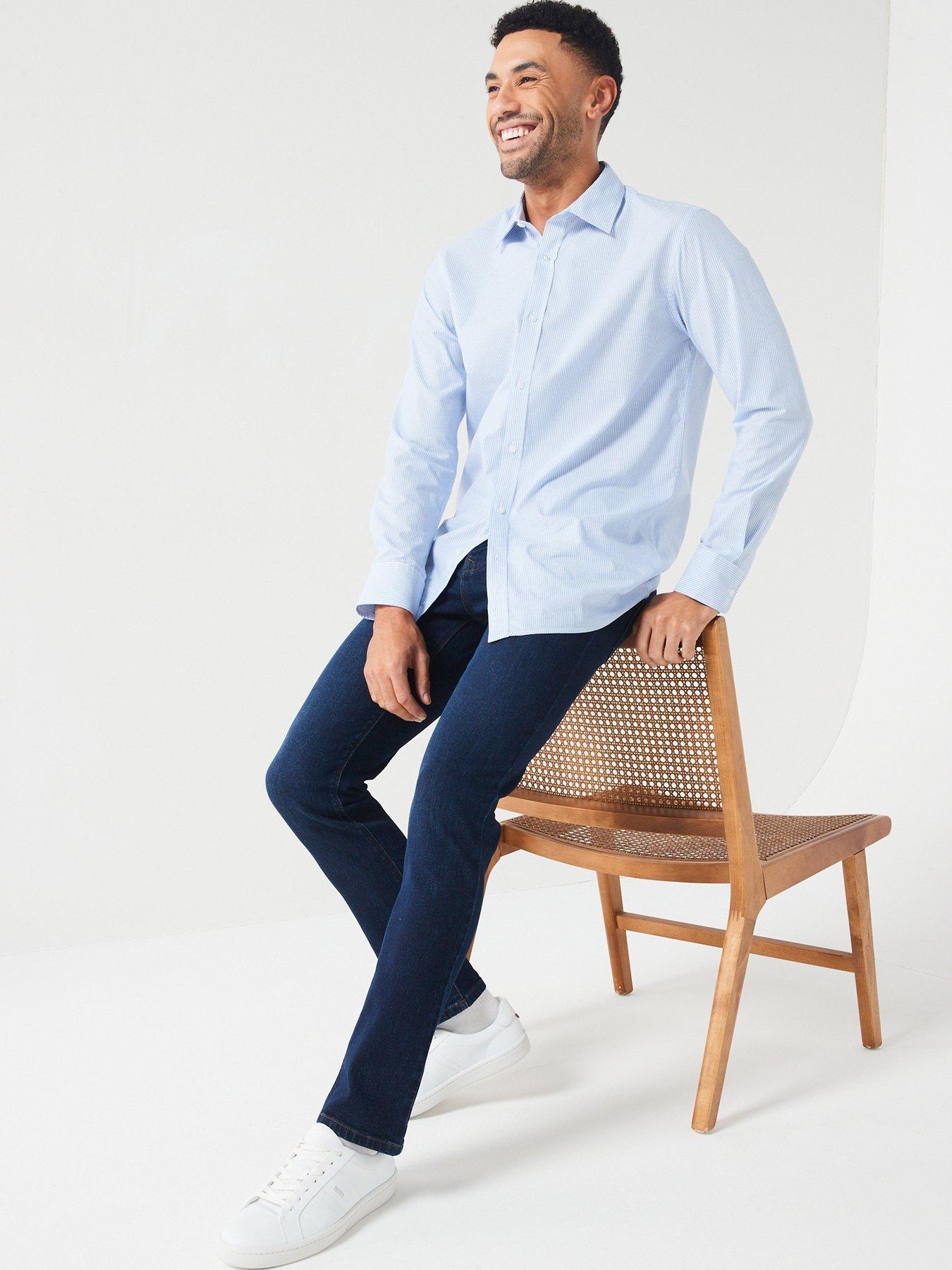 undefined Slim Jeans with Stretch - Dark Wash