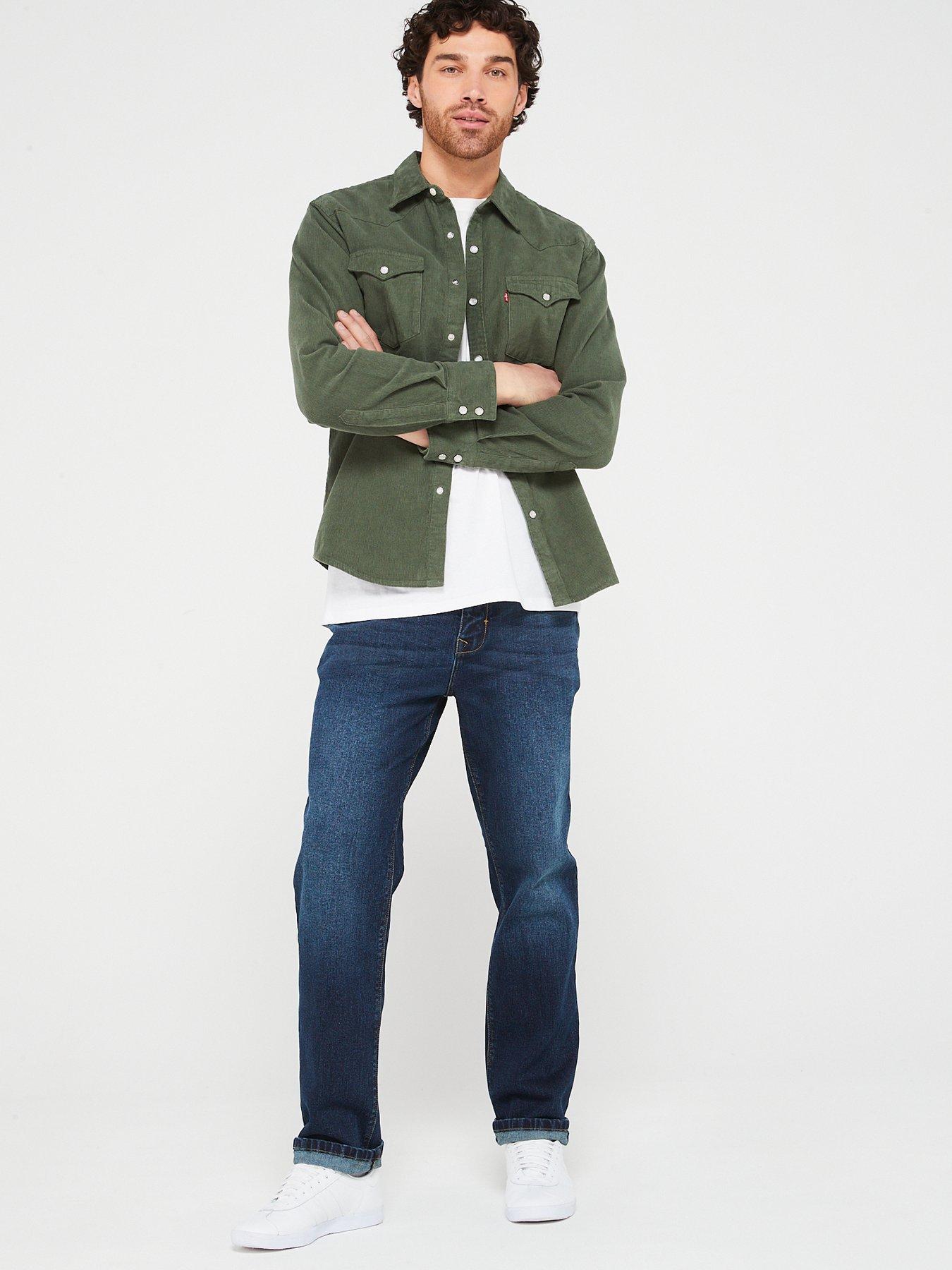Image 3 of 6 of The Very Collection Straight Jeans with Stretch - Vintage Wash