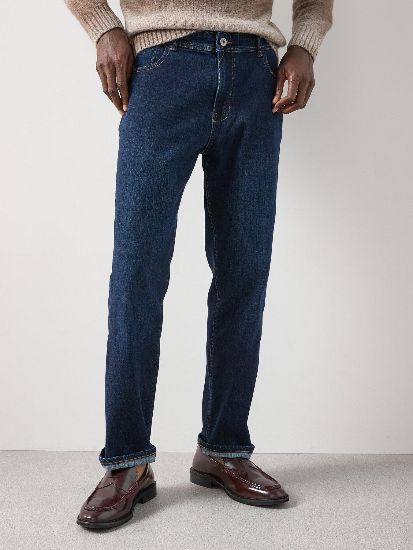 The Very Collection Straight Jeans with Stretch - Dark Wash