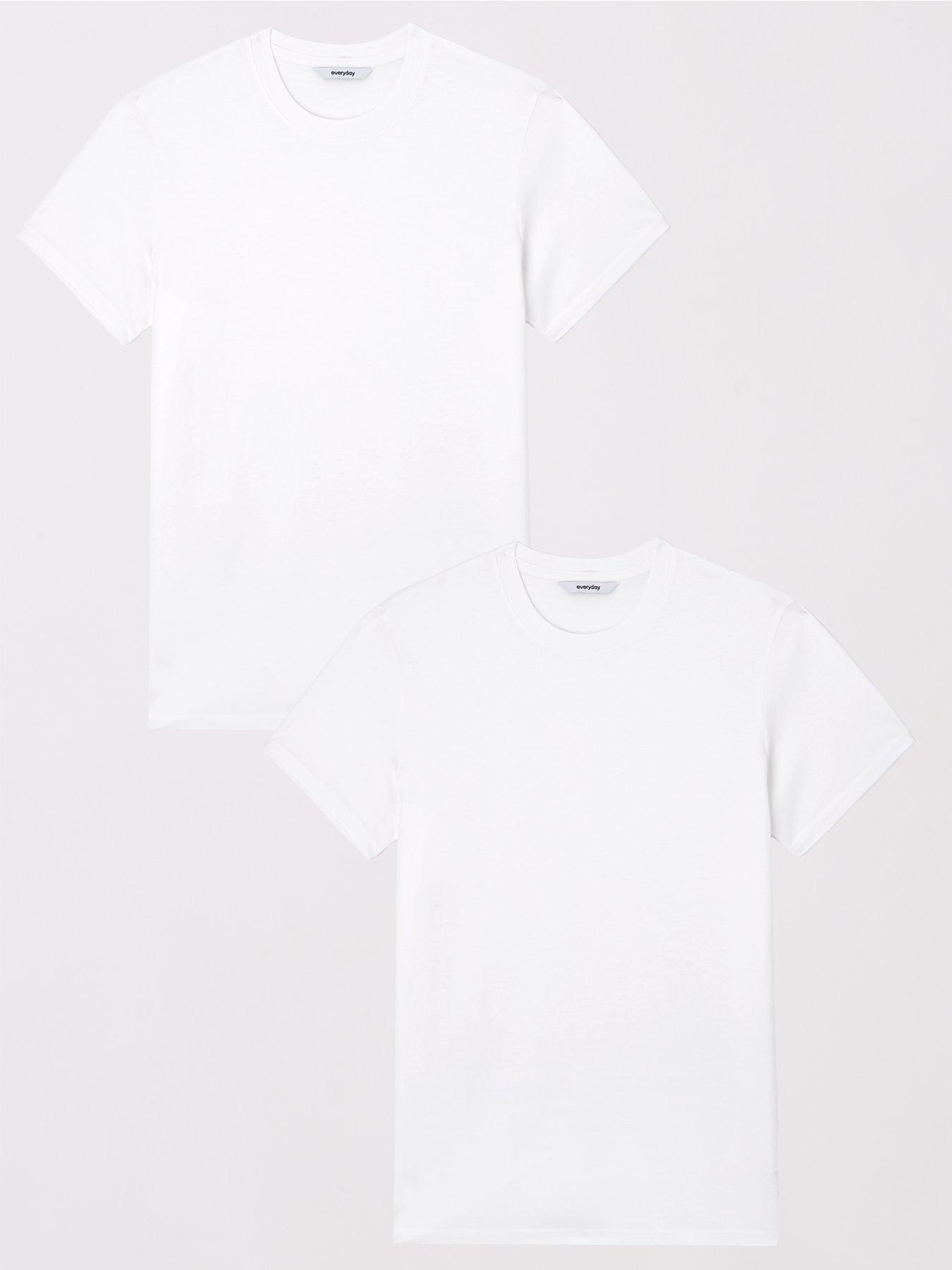 undefined Crew T-Shirt (2 Pack) - White