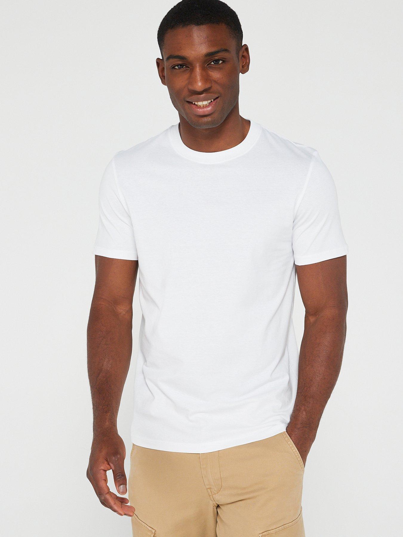 Image 2 of 7 of Very Man Crew T-Shirt (2 Pack)&nbsp;- White