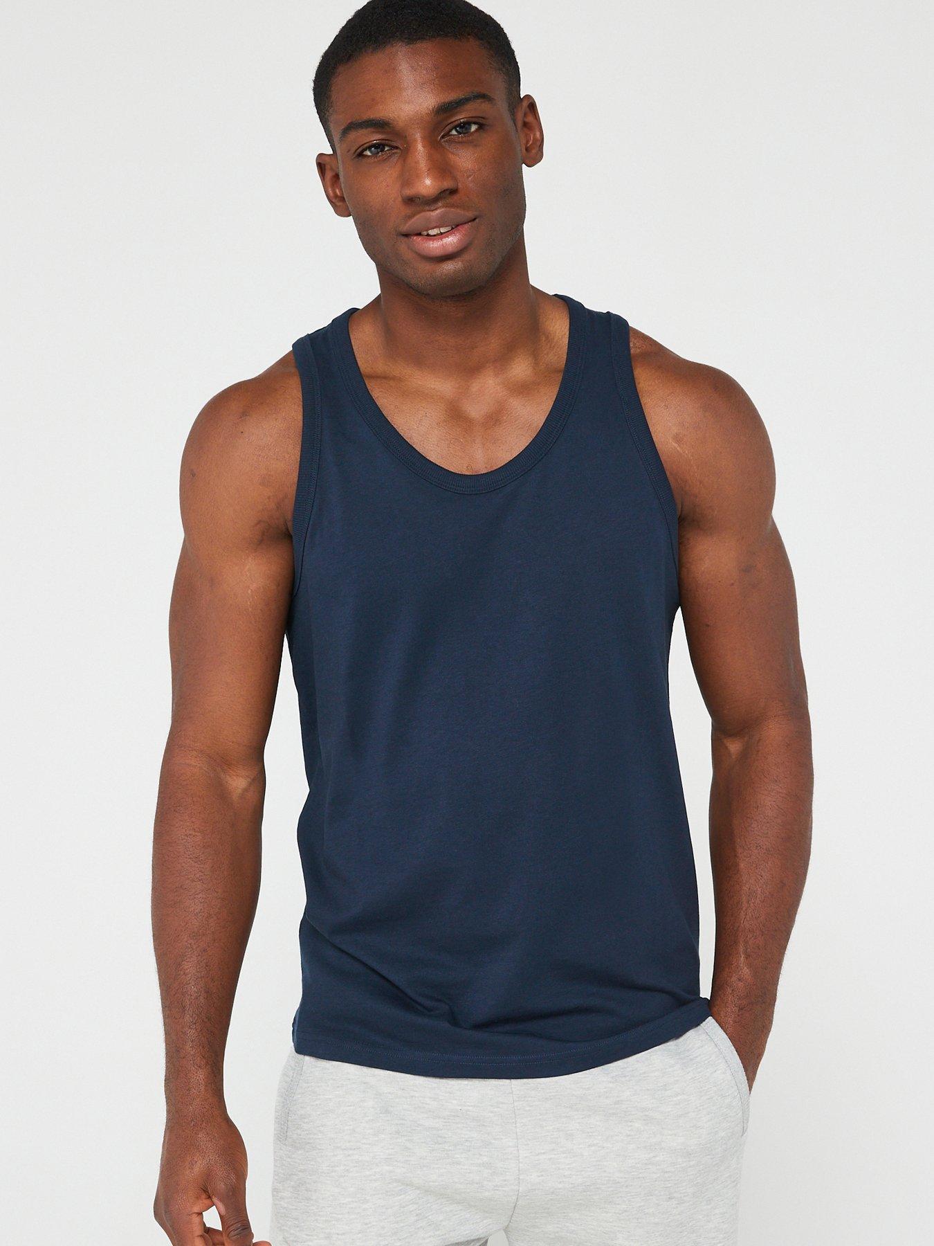 undefined Jersey Vest - Navy
