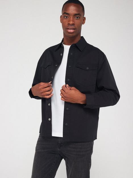 very-man-double-pocket-overshirt-black