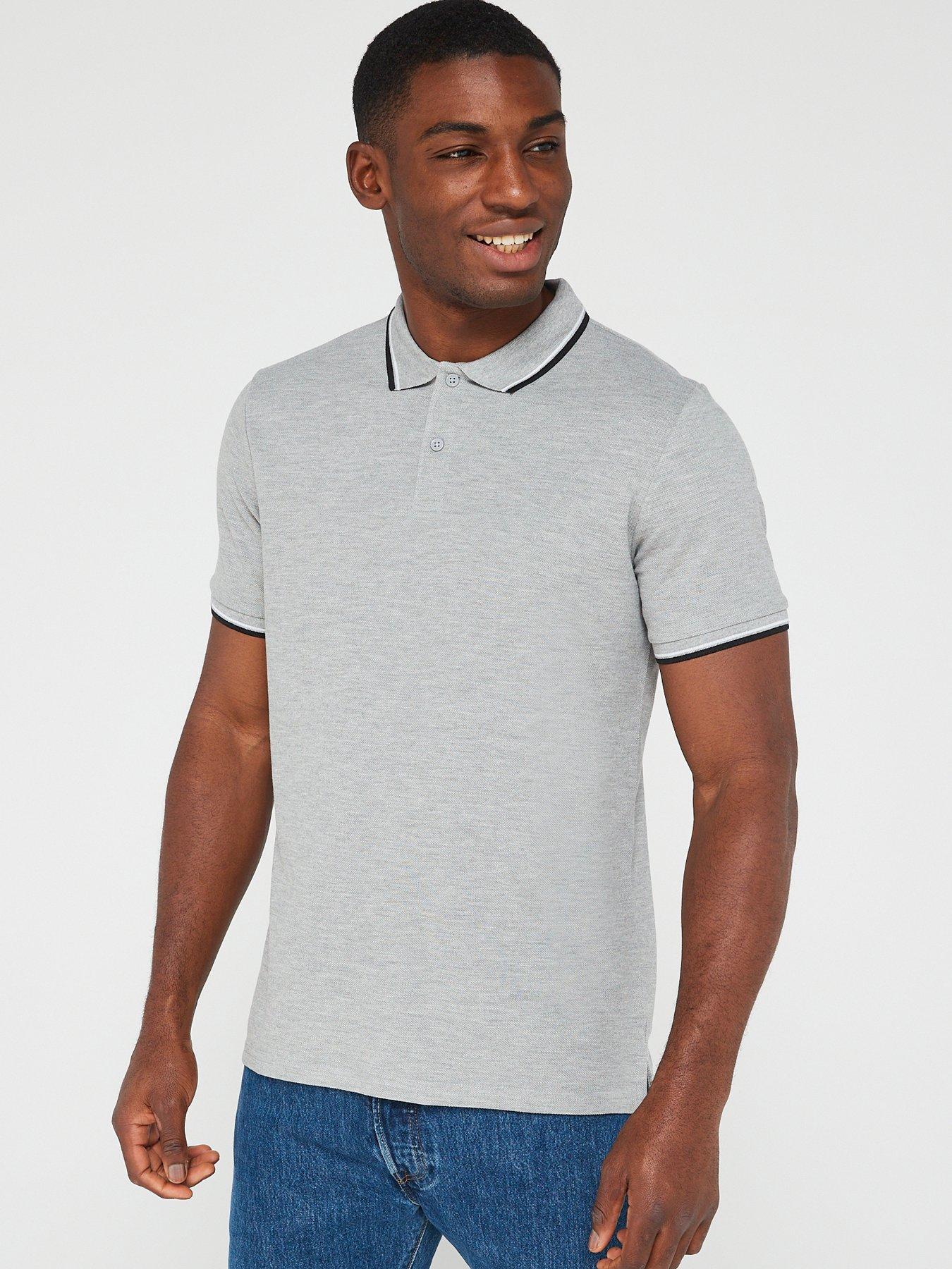 Image 2 of 7 of Very Man Tipped Pique Polo Shirt (2 Pack)&nbsp;- Multi