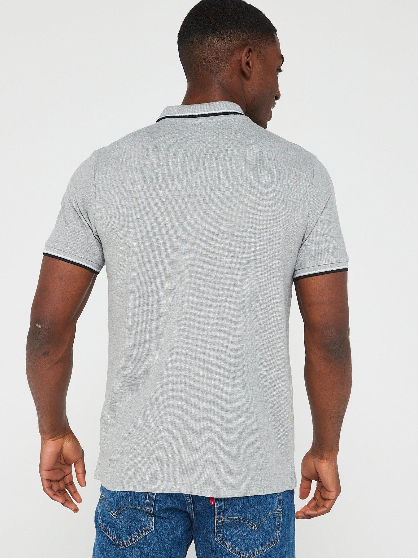 Image 3 of 7 of Very Man Tipped Pique Polo Shirt (2 Pack)&nbsp;- Multi