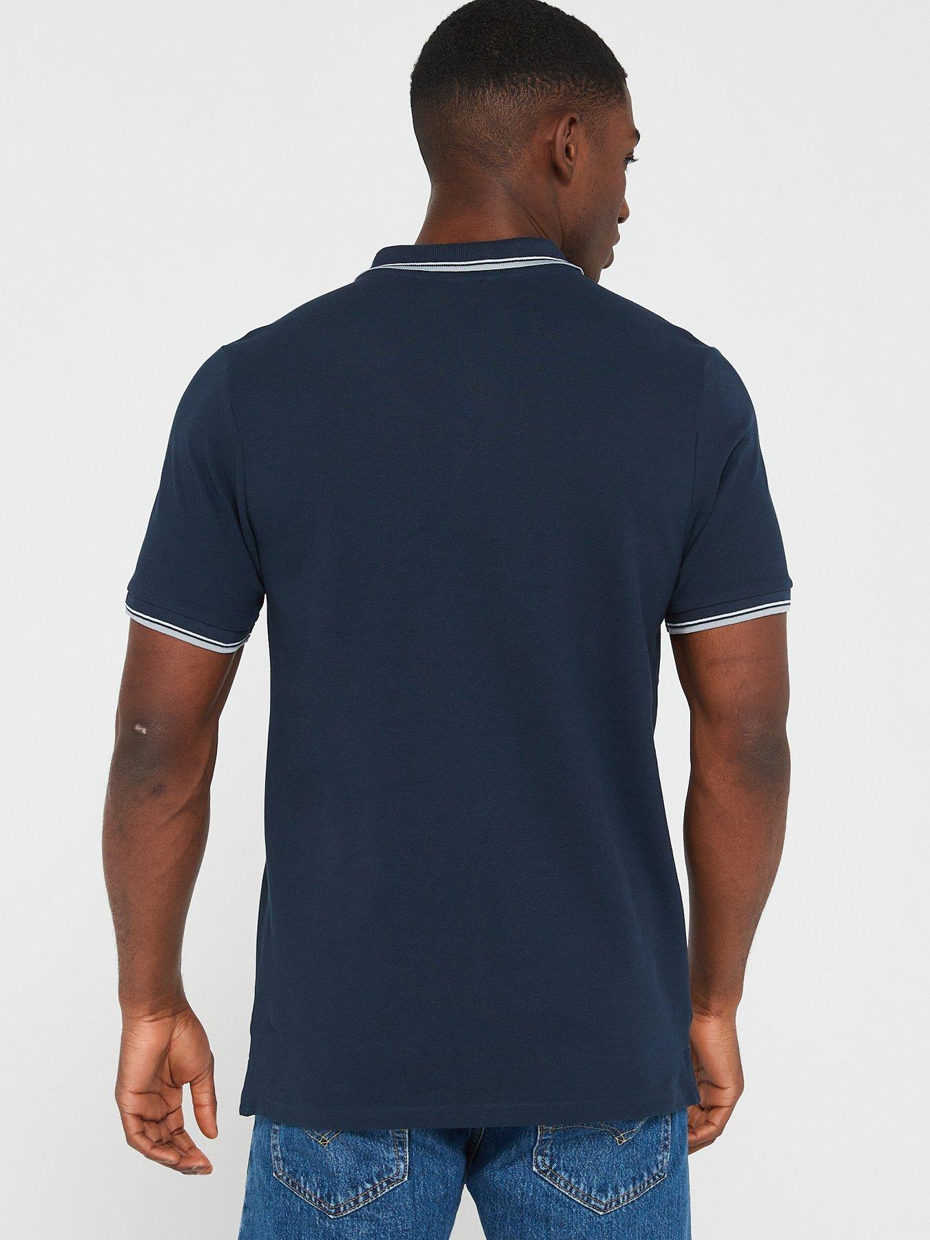 Image 3 of 7 of The Very Collection Tipped Pique Polo Shirt (2 Pack)&nbsp;- Multi