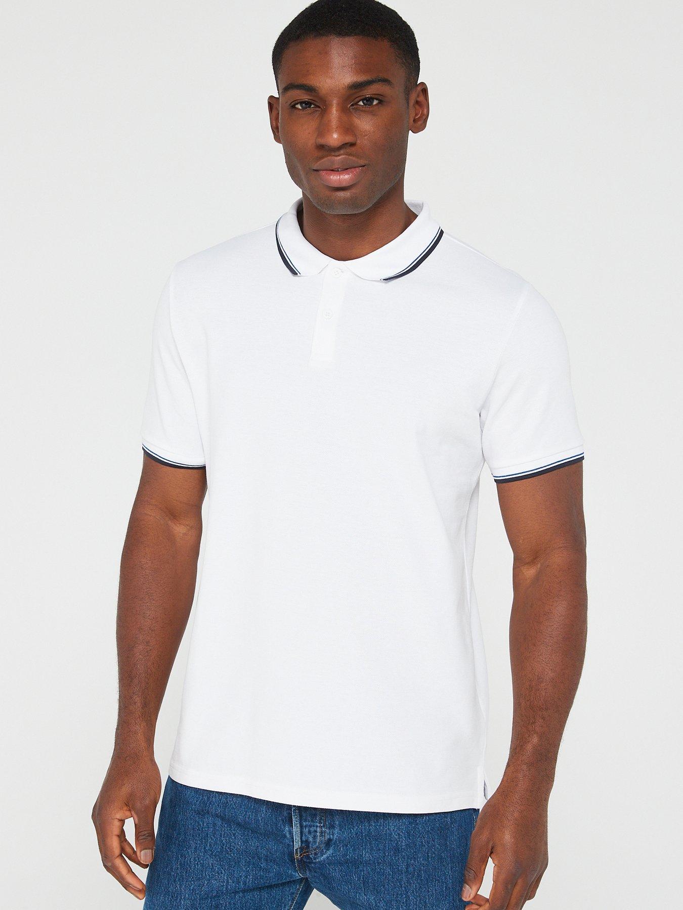 Image 5 of 7 of The Very Collection Tipped Pique Polo Shirt (2 Pack)&nbsp;- Multi