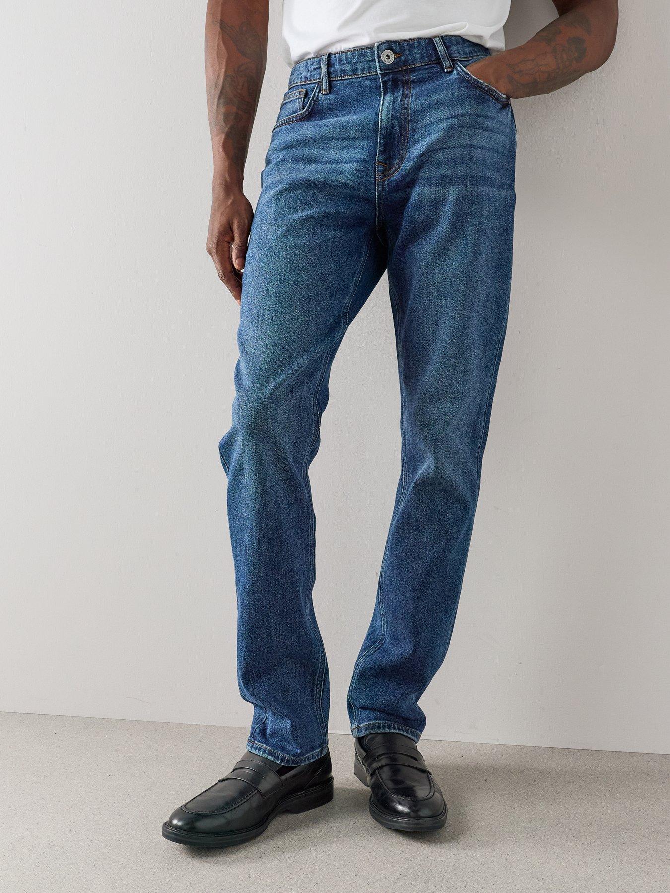 The Very Collection Slim Jeans With Stretch - Mid Blue Wash