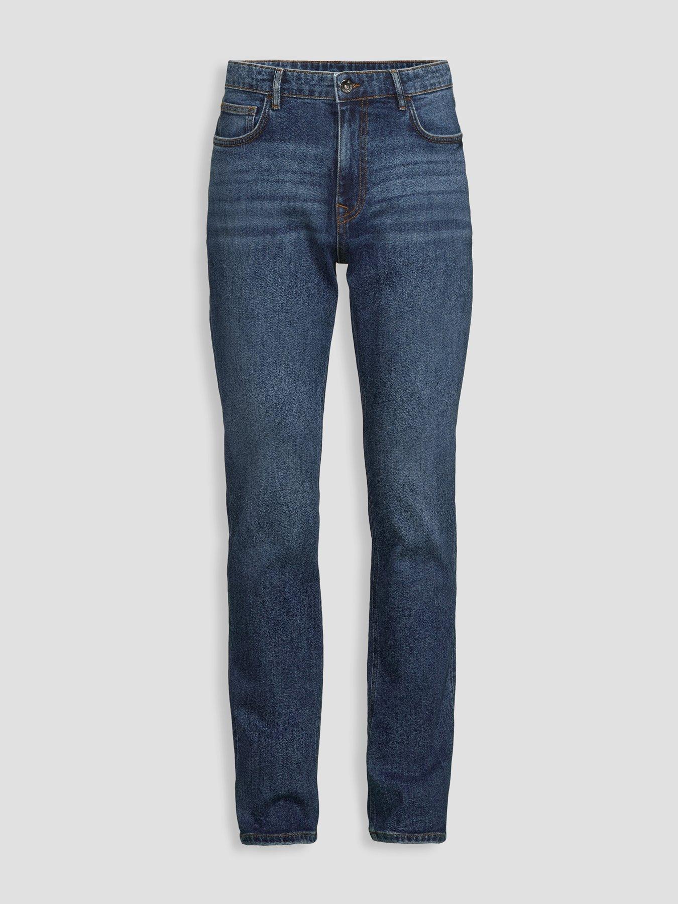 Image 7 of 7 of The Very Collection Mens Slim Stretch Jeans - Mid Wash