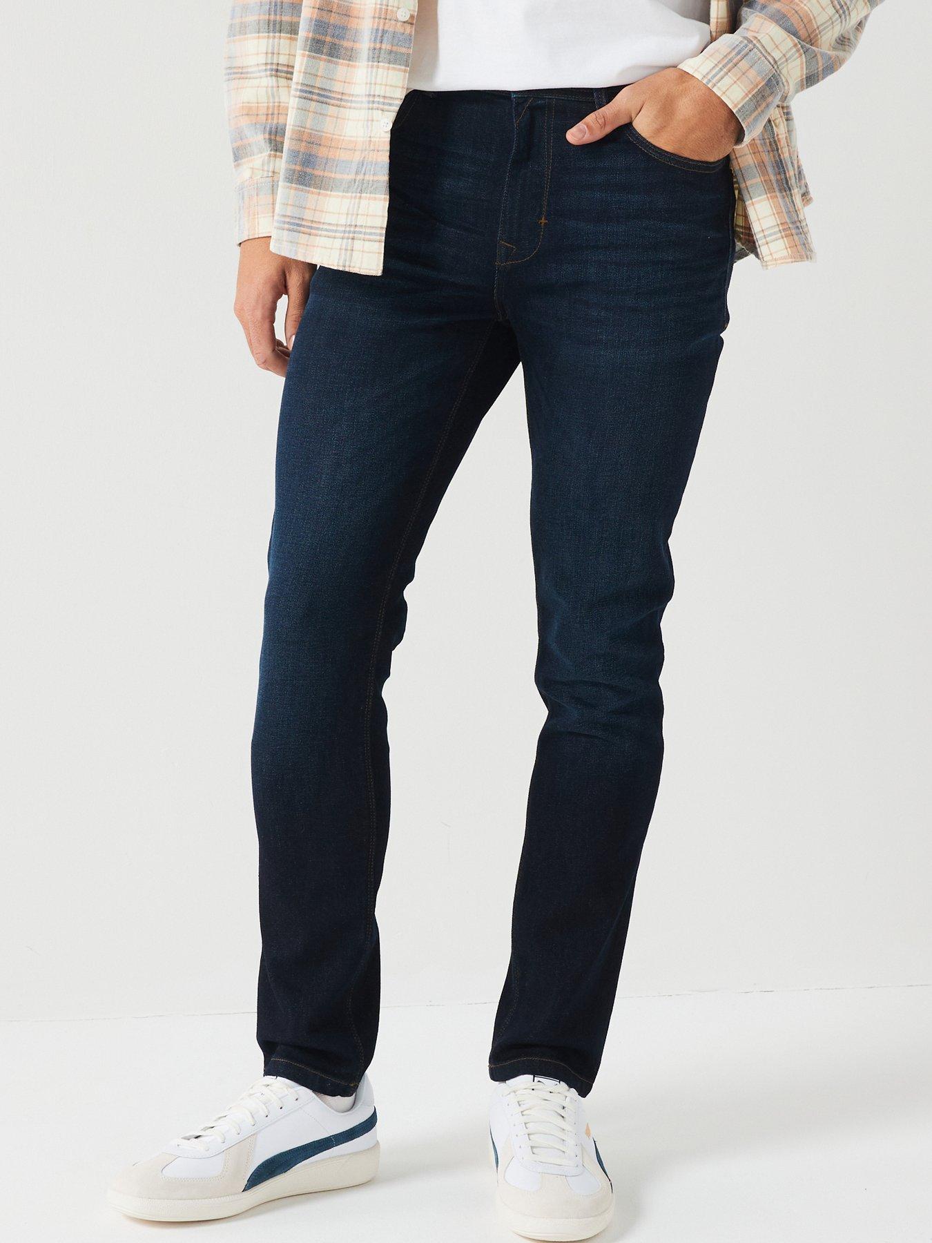 undefined Slim Jeans With Stretch - Dark Wash