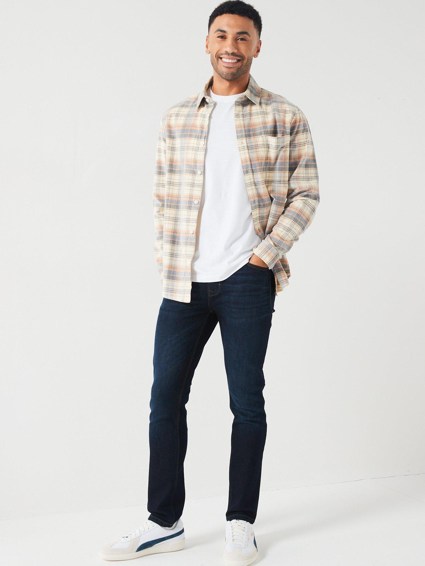 Image 6 of 6 of Very Man Slim Jeans With Stretch - Dark Wash