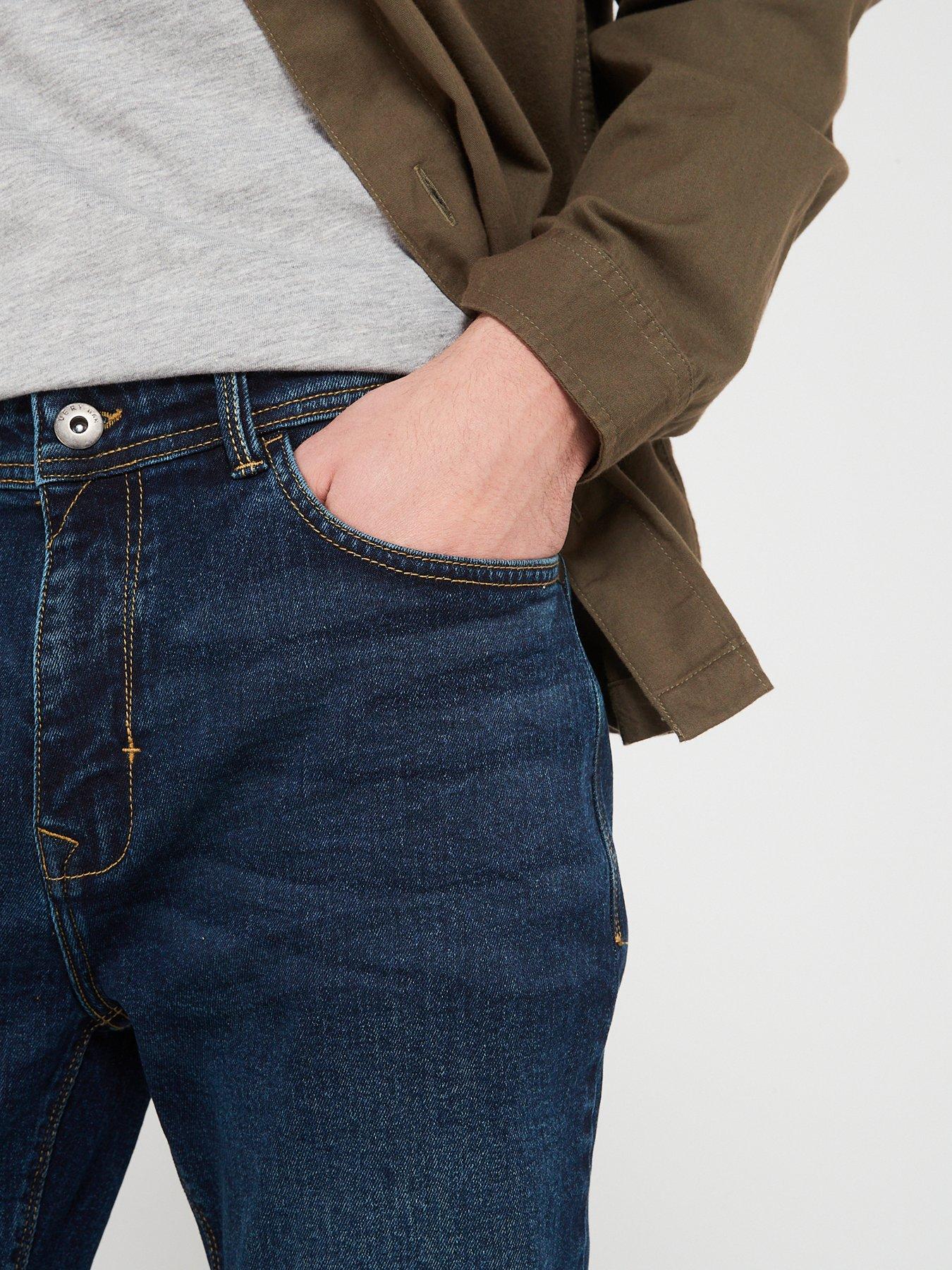 Image 4 of 4 of Very Man Slim Jeans with Stretch - Vintage Wash
