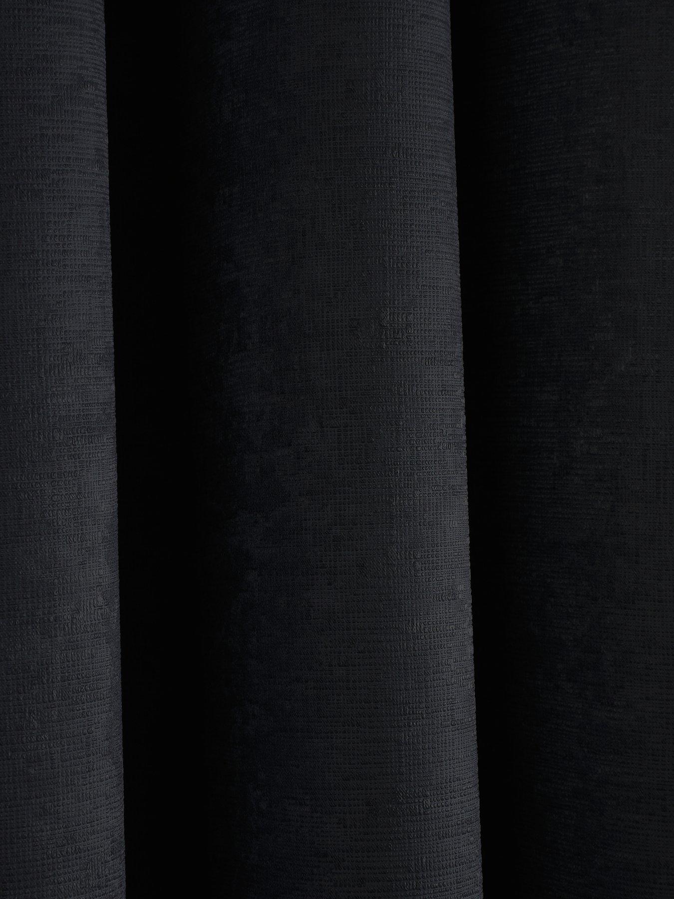 Image 4 of 4 of Fusion Strata Dim Out Eyelet Curtains