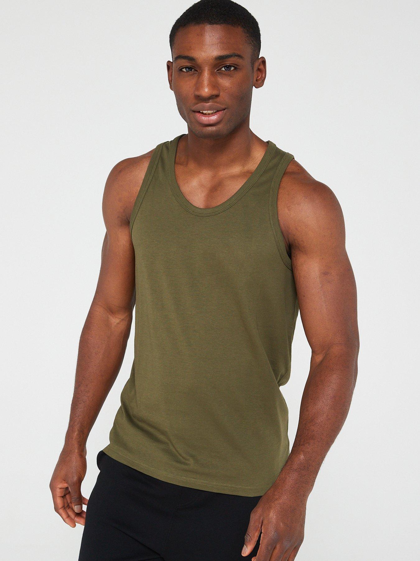 undefined Jersey Vest - Khaki