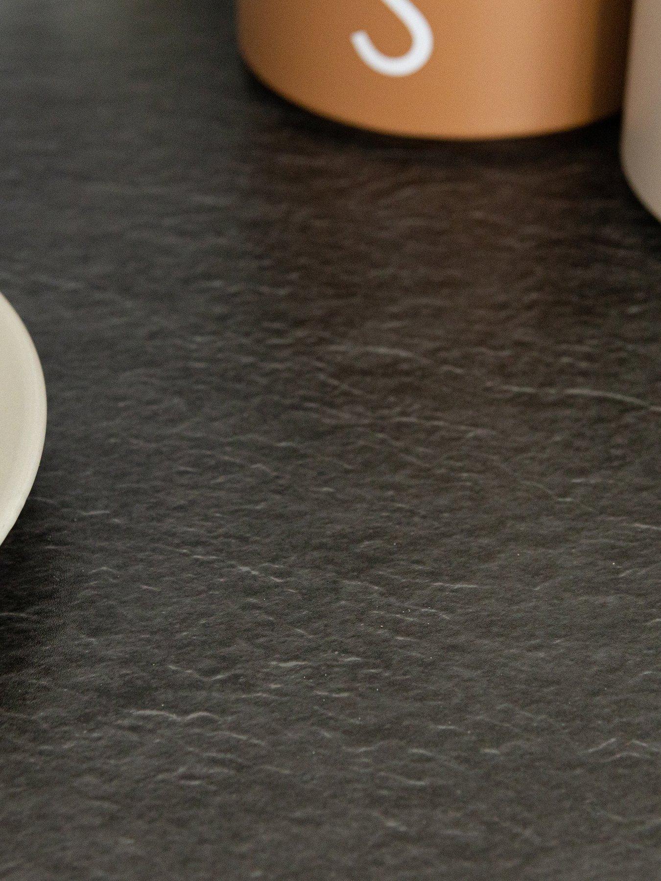 Product photograph of D-c-fix Black Slate Matt Self Adhesive Vinyl Wrap Film - 67 5cm X 2m from very.co.uk